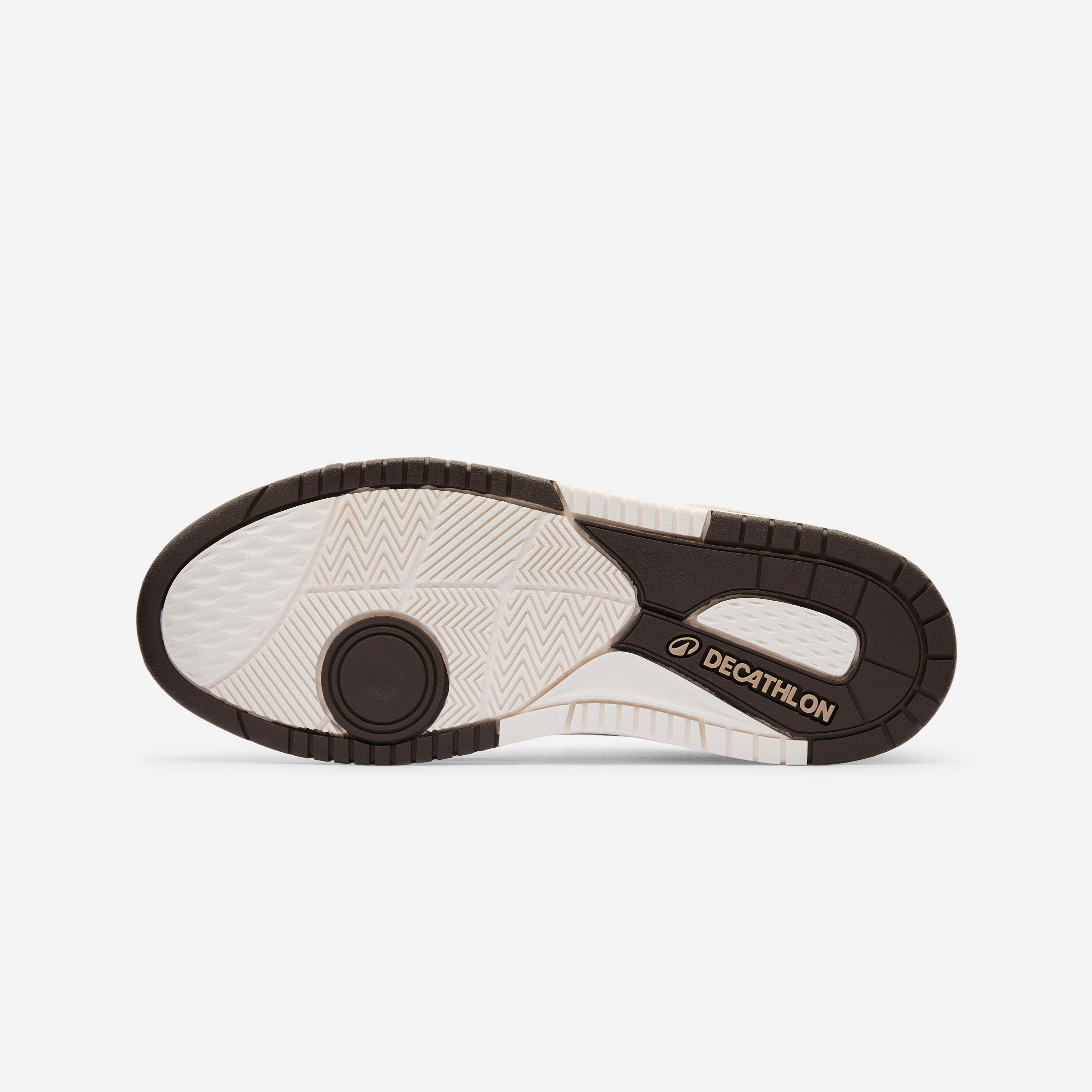 Baskets en cuir et daim homme CJ80 beige 4/8
