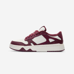 Zapatillas CJ80 Mujer Blanco-Burdeos Piel