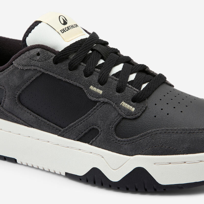 Încălțăminte din piele și piele întoarsă CJ80 SUEDE Negru-Galben Damă