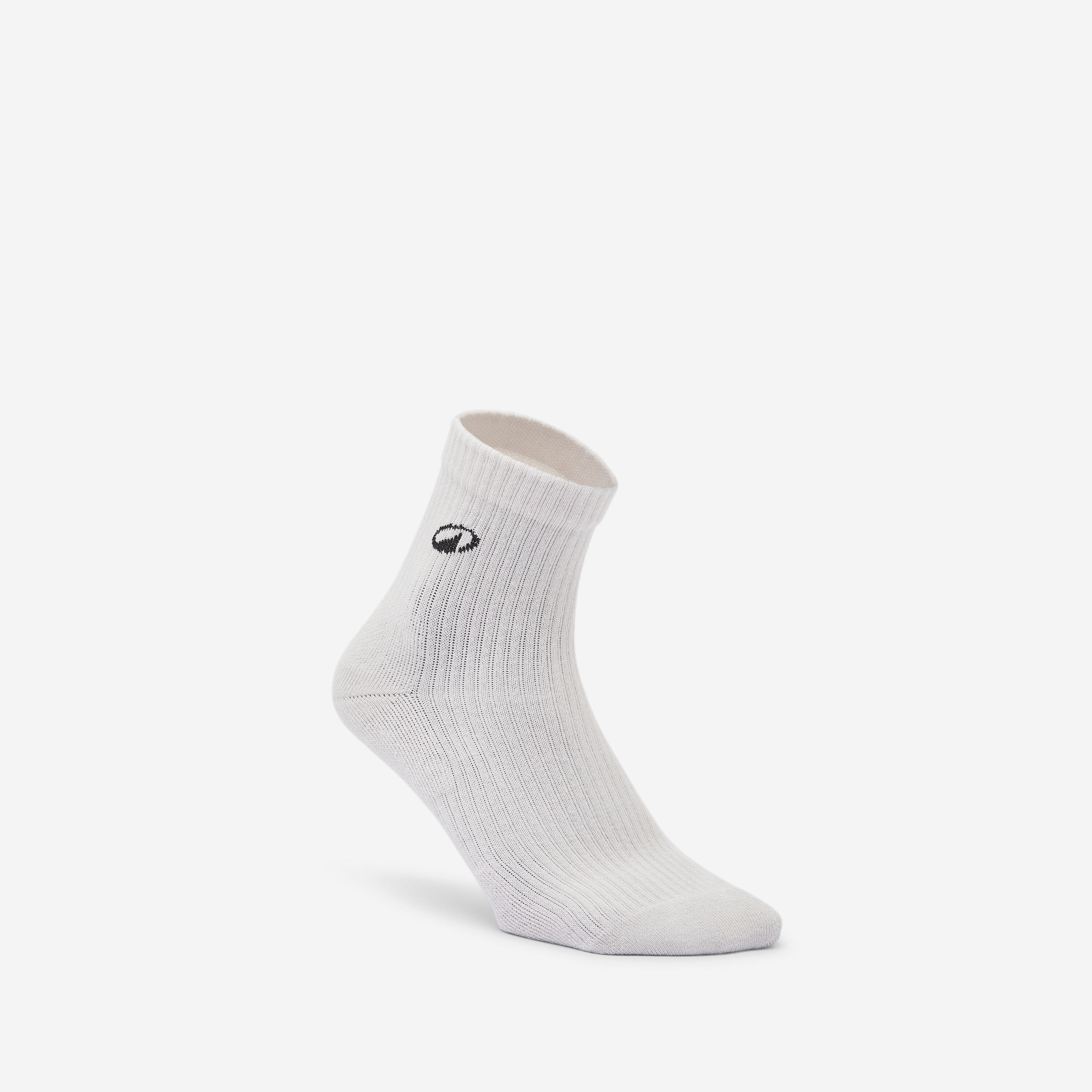 Ankle socks, Elementals, black grey white, pack of 3 5/6