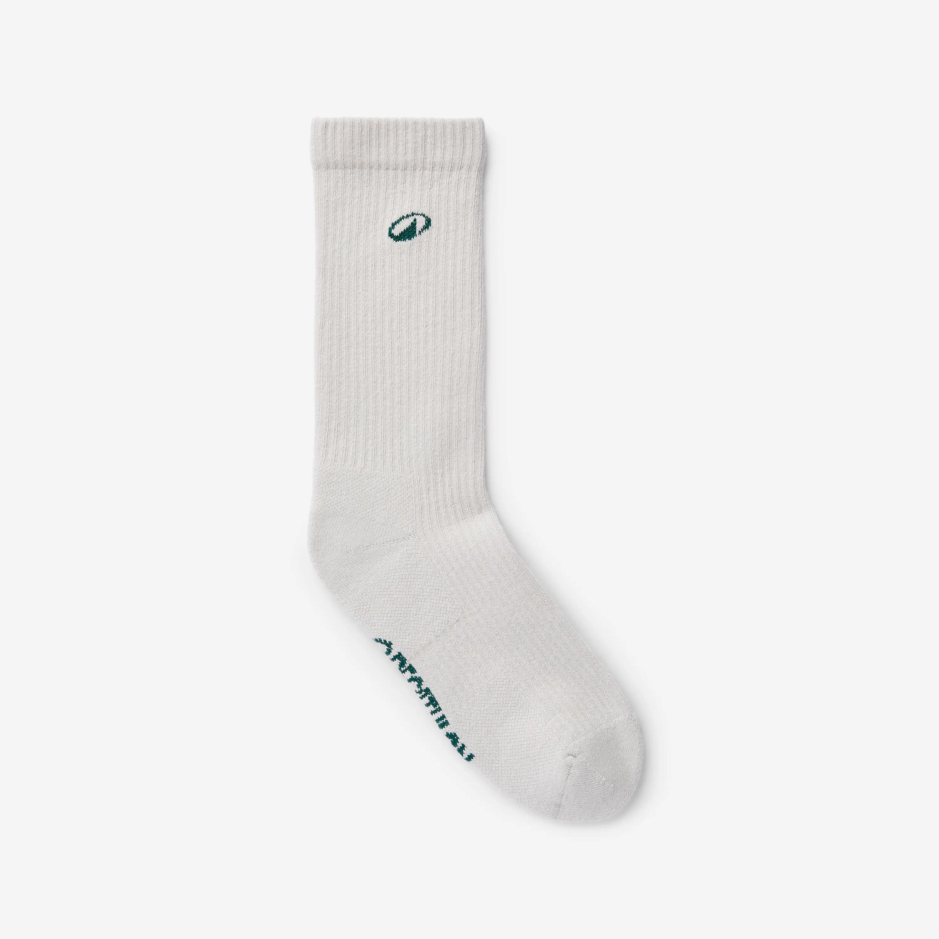 Set 3 perechi șosete trei sferturi Elementals Verde, Gri și Alb 7/8