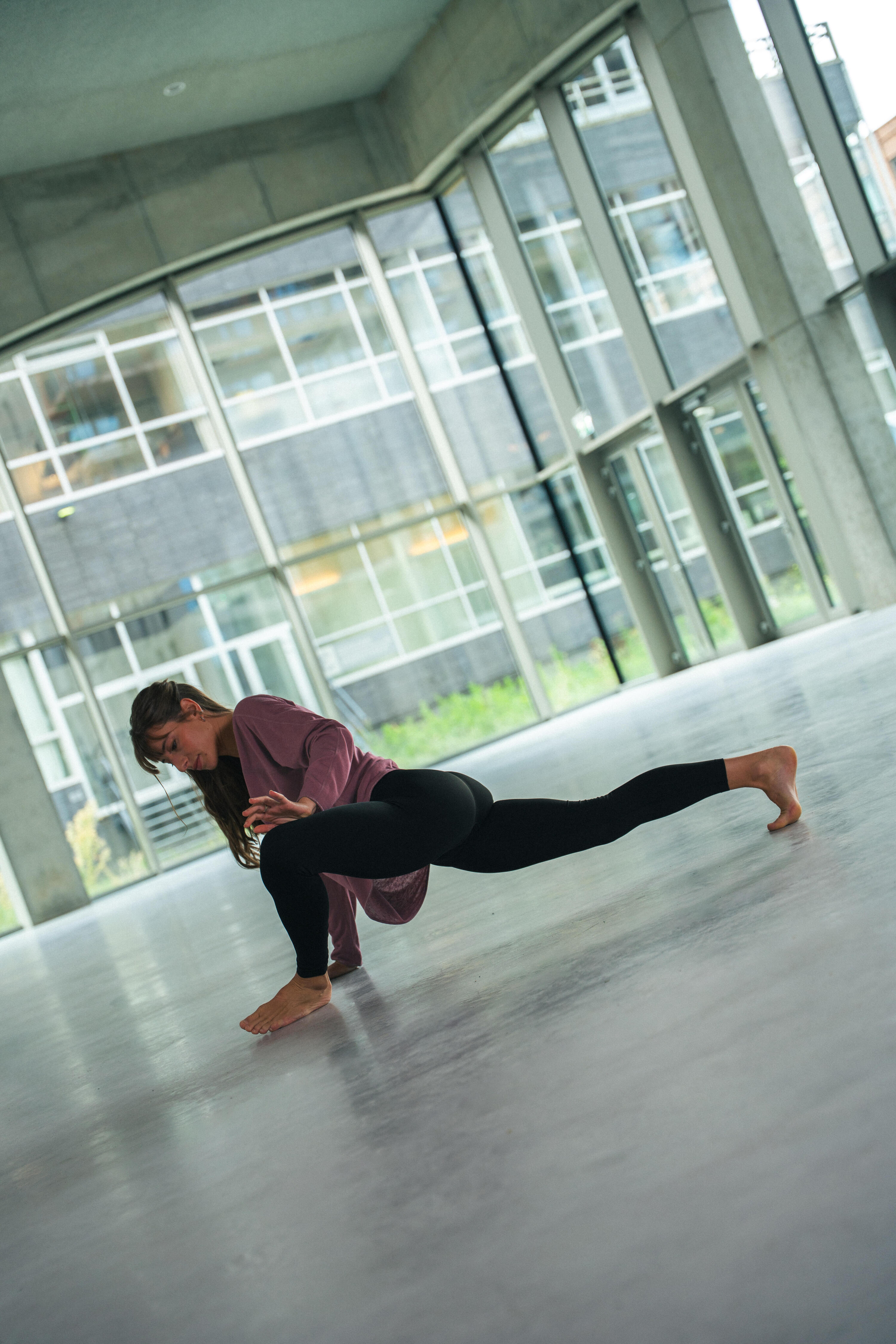 Legging de danse à taille haute et ceinture plate femme 6/10