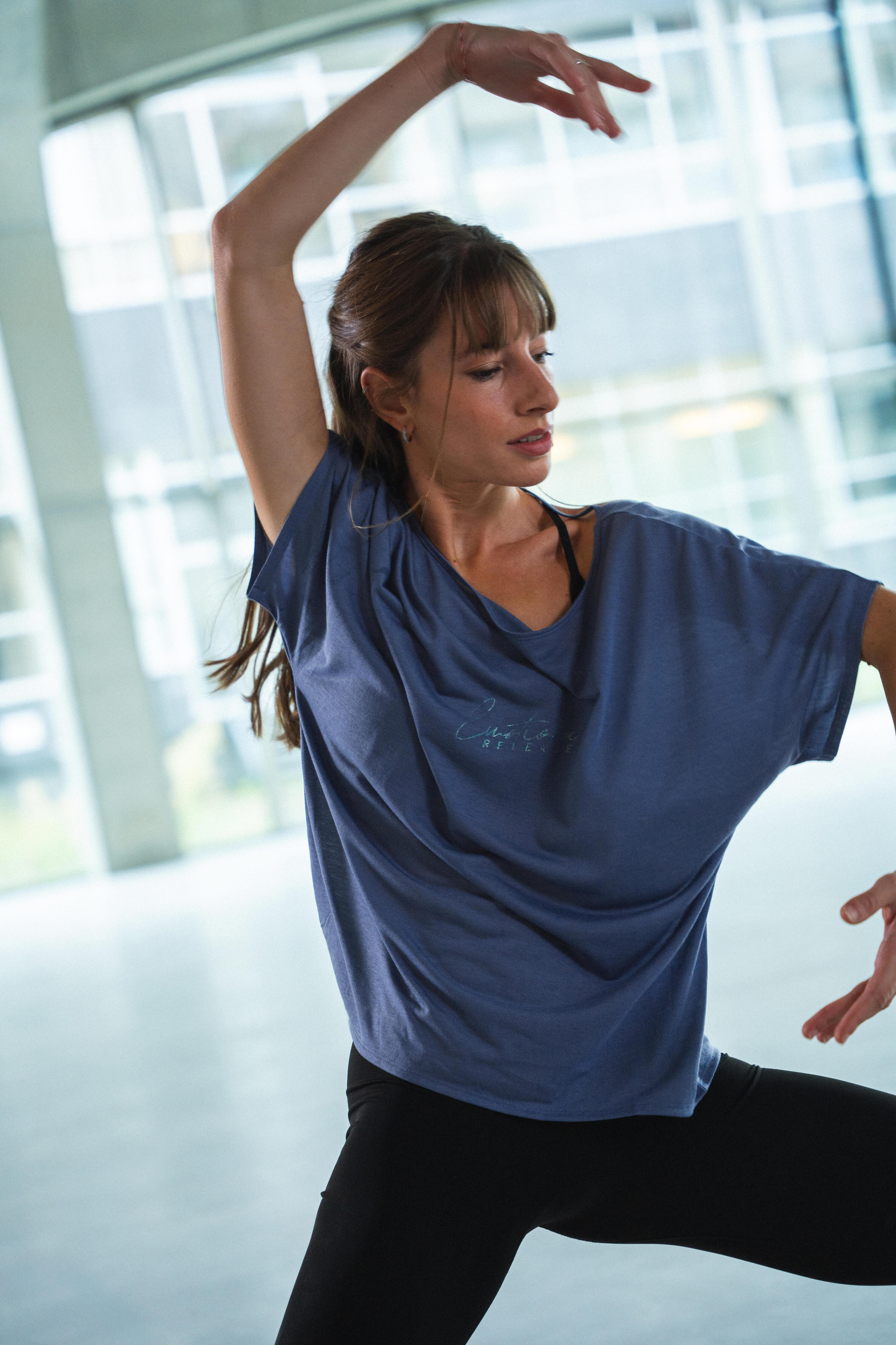 T-shirt de danse moderne femme 7/11