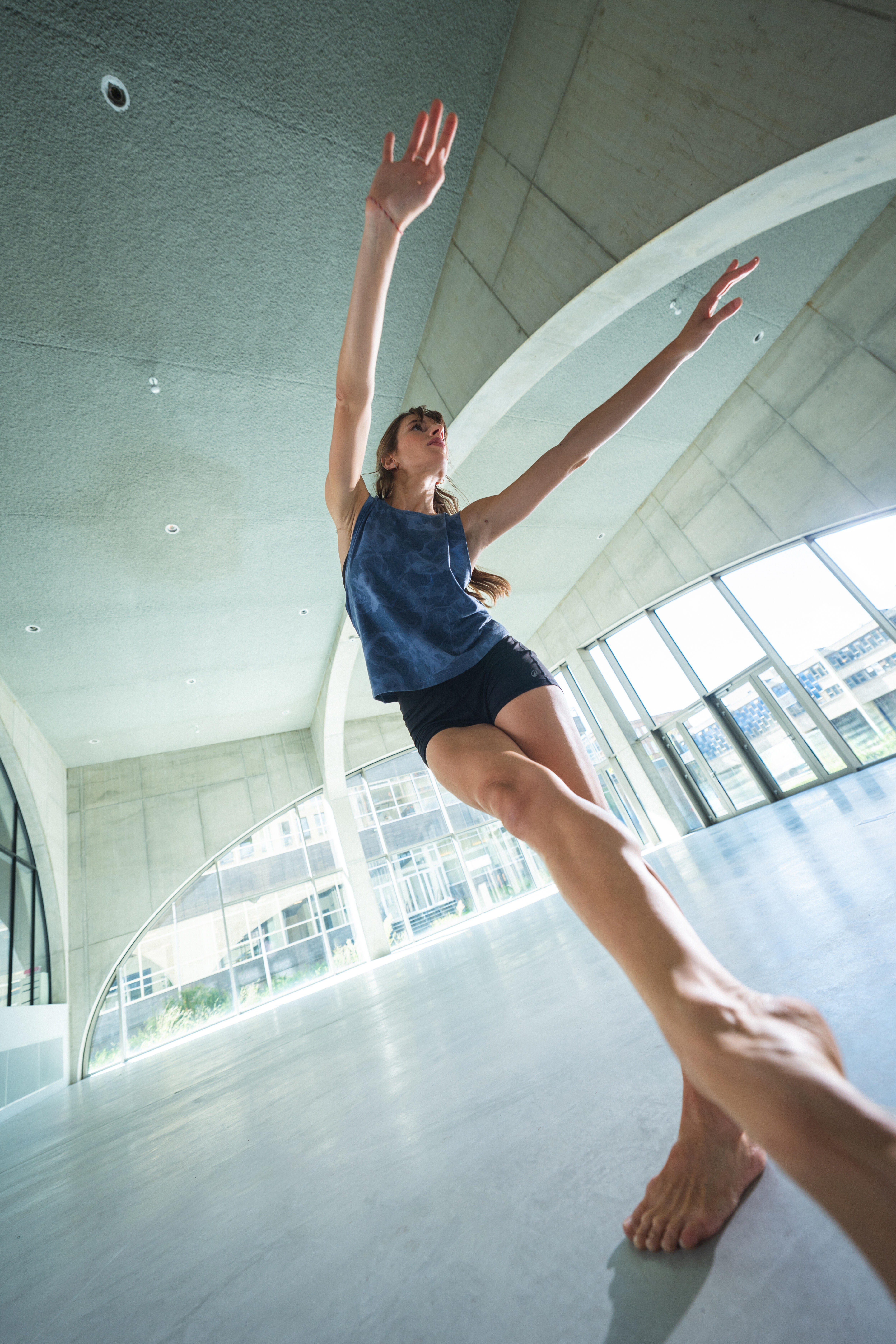 Women’s Modern Dance High-Waisted Shorts - DOMYOS