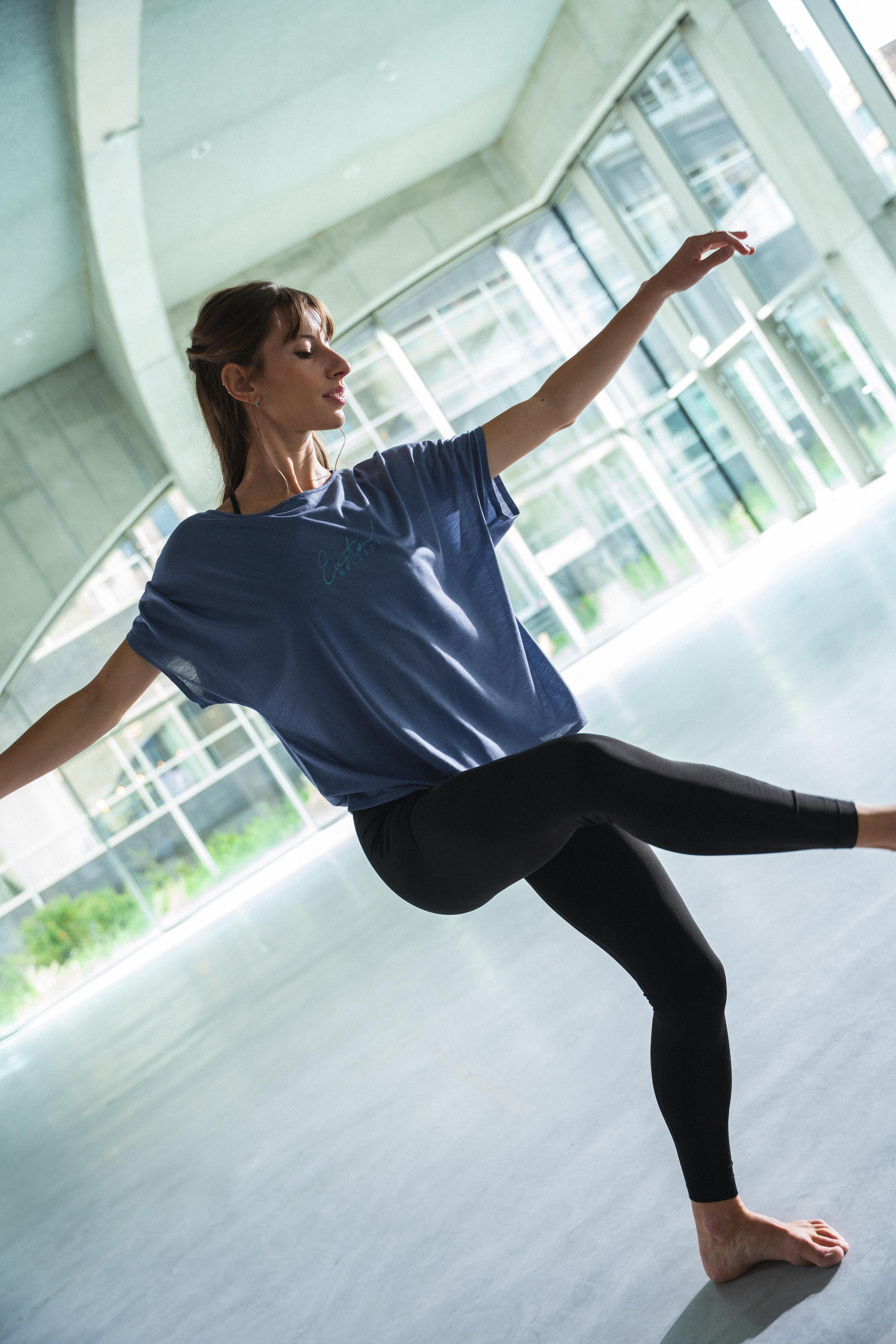T-shirt de danse moderne femme 9/11