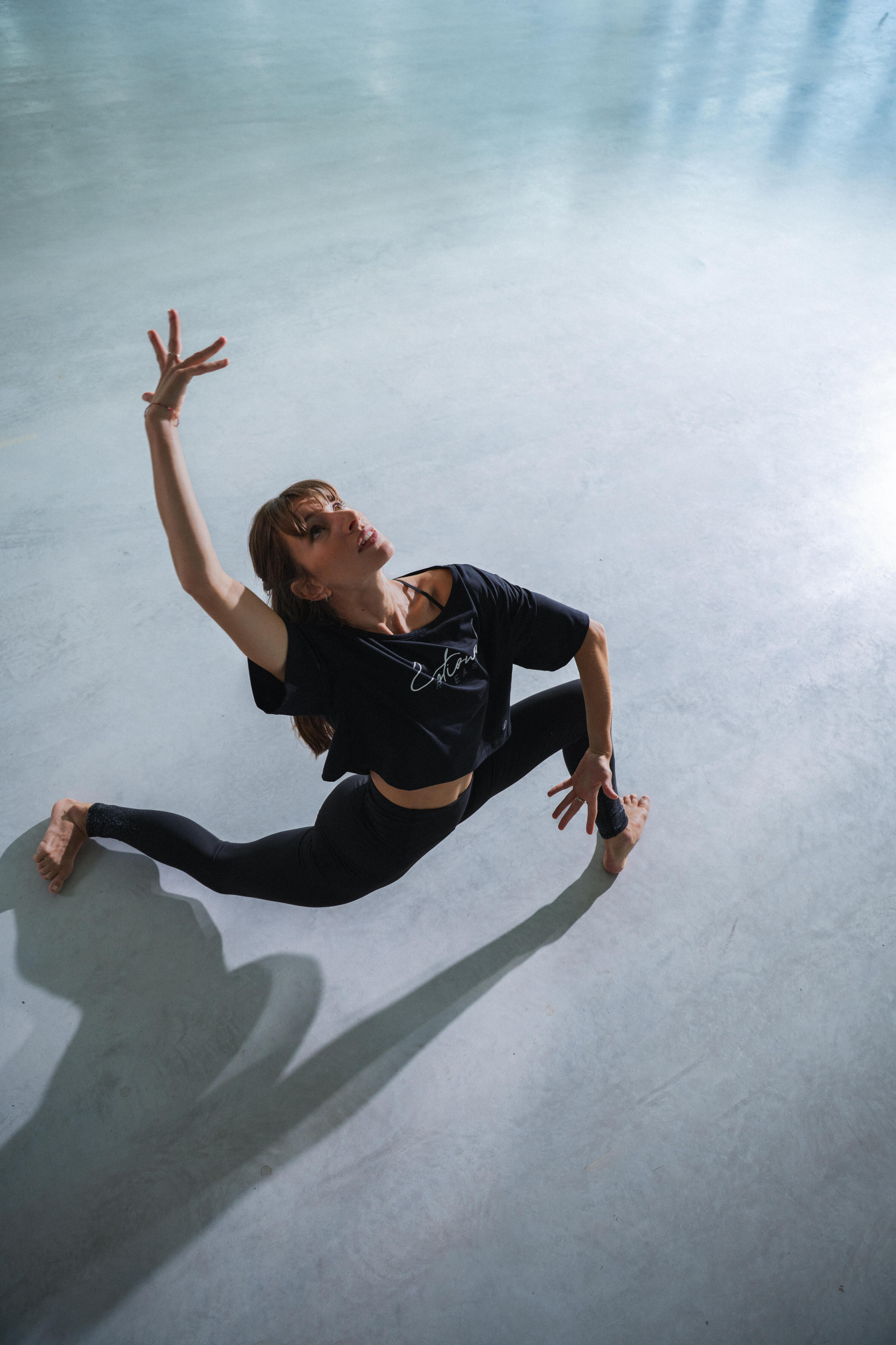 T-shirt de danse court femme 8/10
