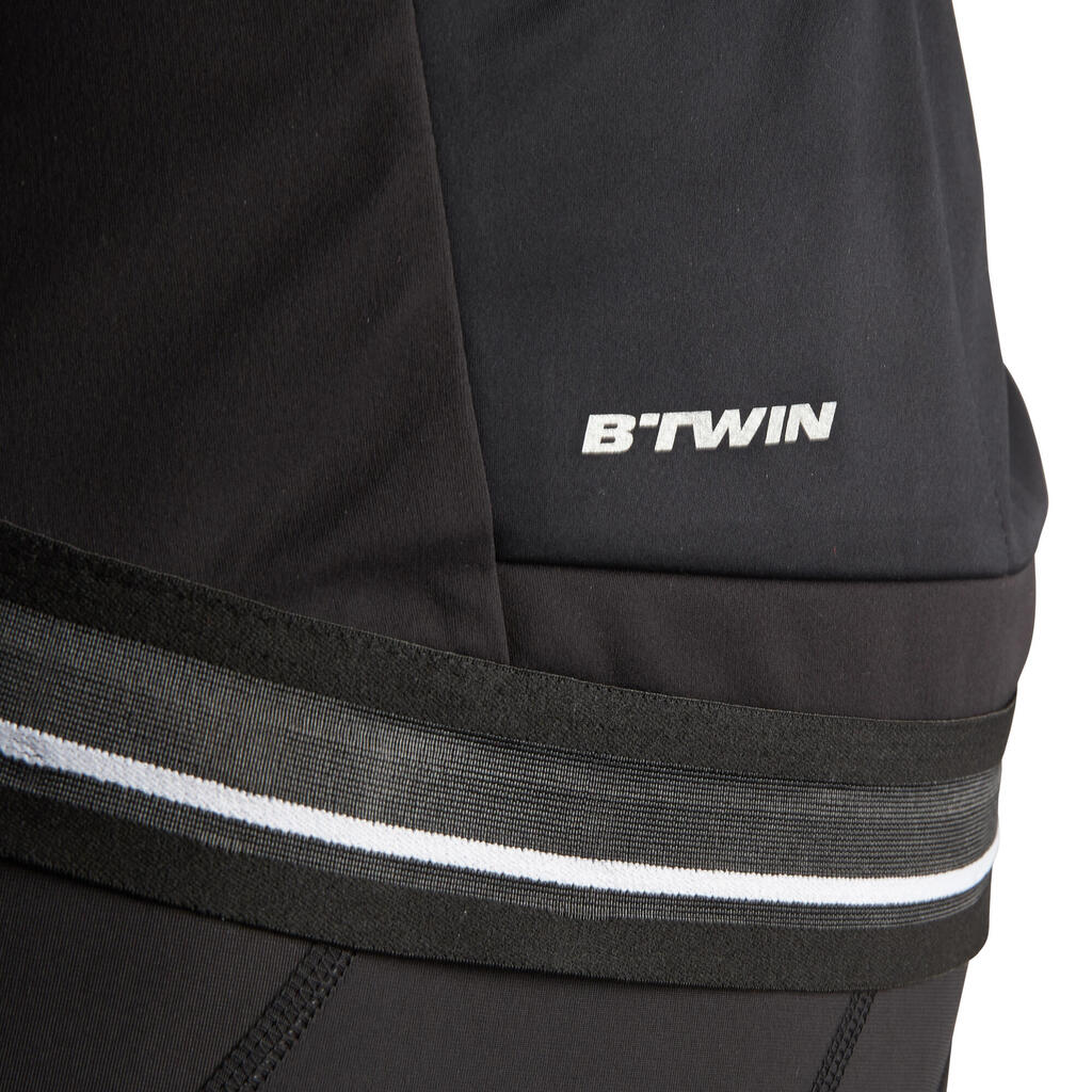 Fahrradjacke Velo 500 Herren schwarz/weiß