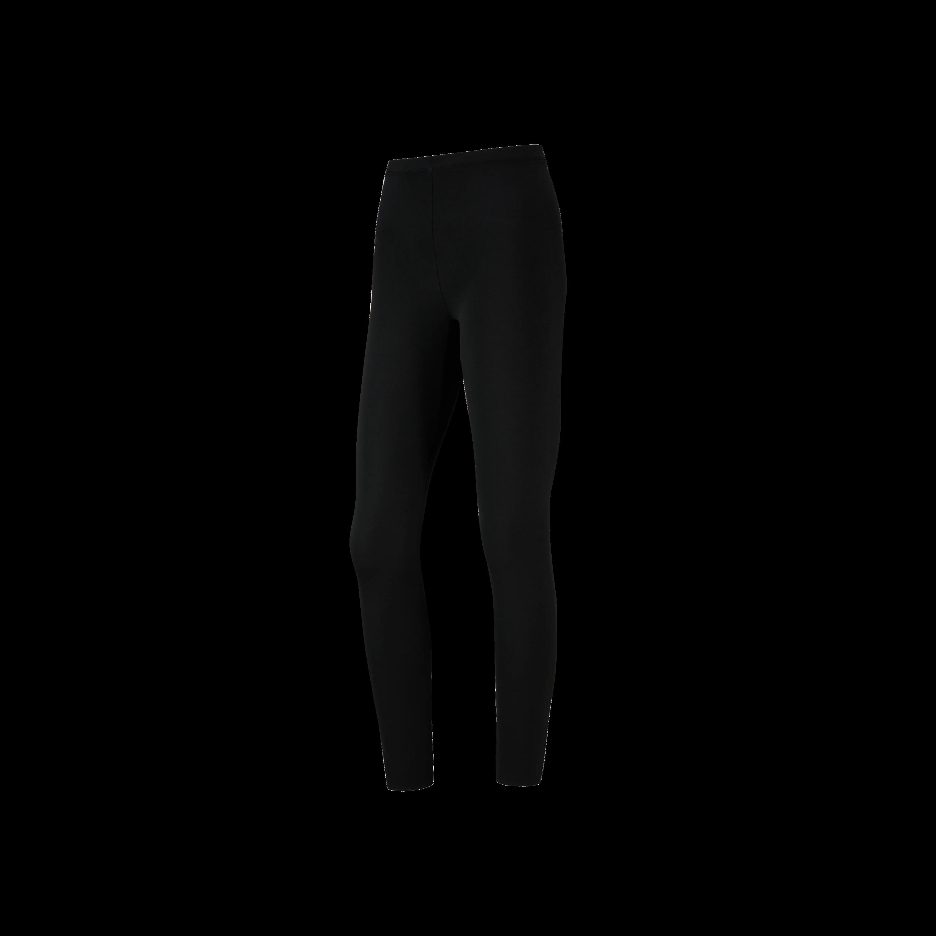 Leggings de desporto clássicas e respiráveis mulher, preto 10/22