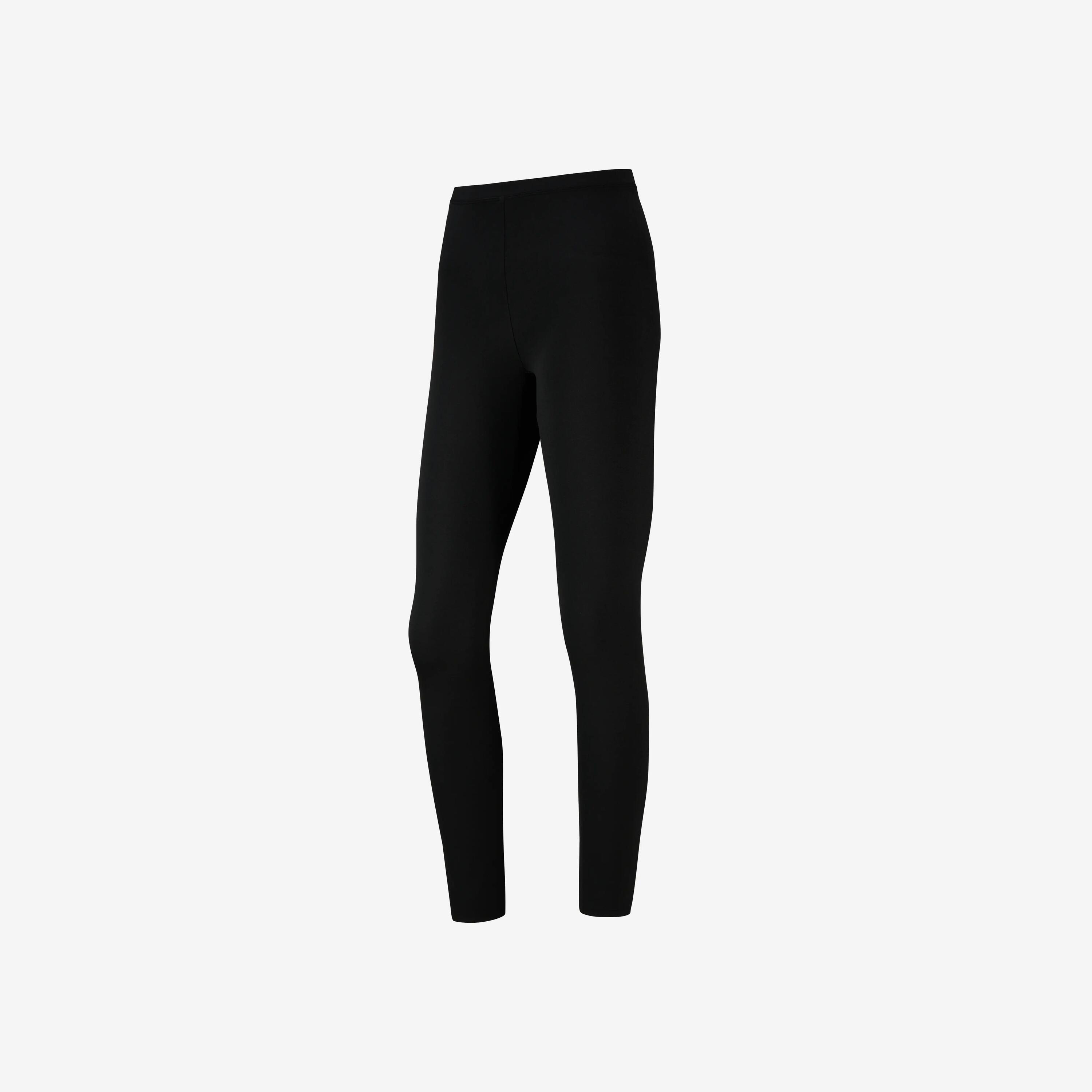 Leggings de desporto clássicas e respiráveis mulher, preto 17/22