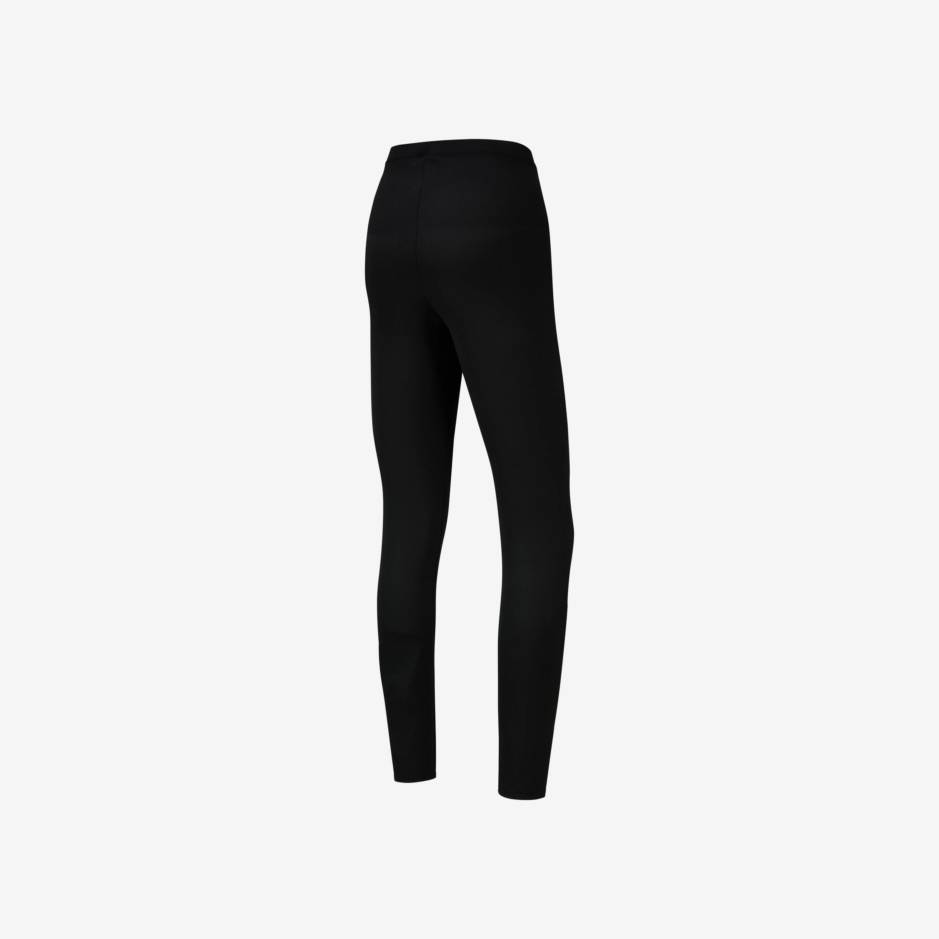 Leggings de desporto clássicas e respiráveis mulher, preto 18/22