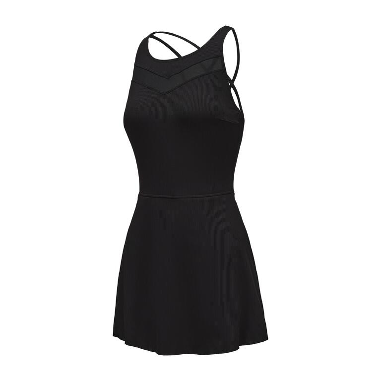 Women's one-piece skirt swimsuit 1P Gina in black