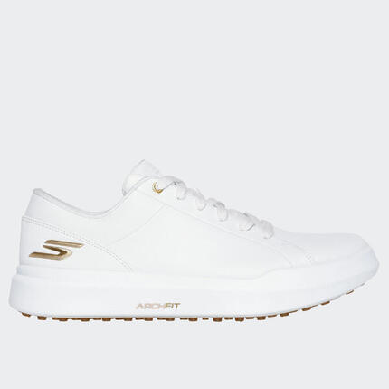 Zapatos de golf de piel impermeables mujer, Skechers Go Golf Drive 6 blanco