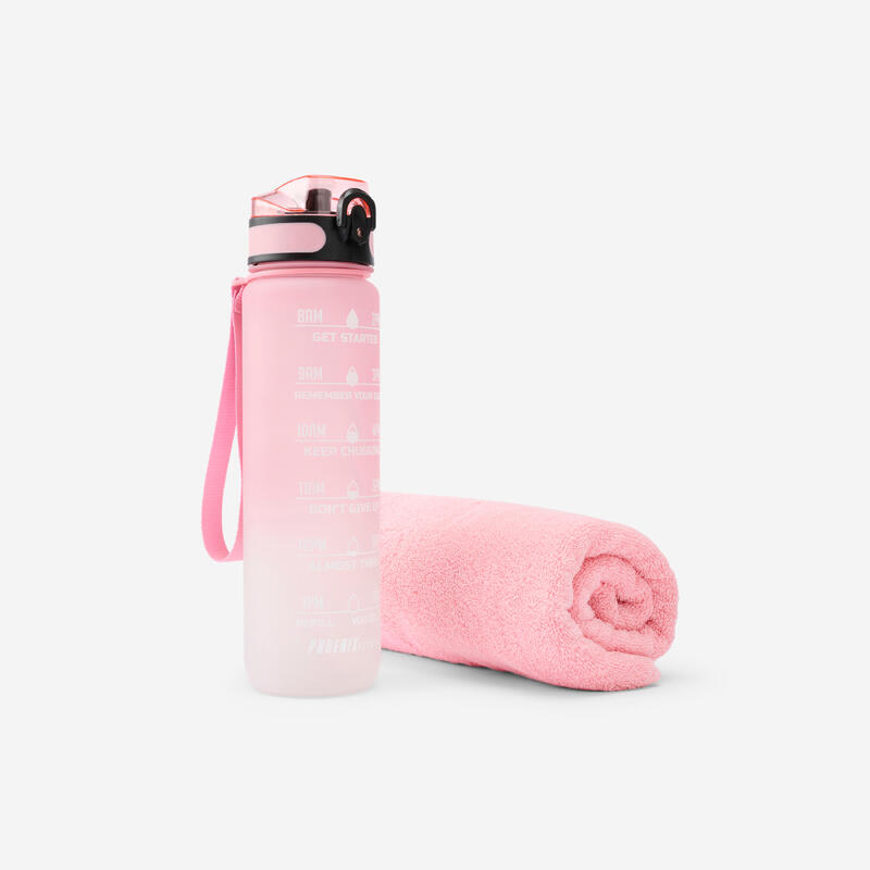 Set Fitness bidon 1L și prosop Phoenix