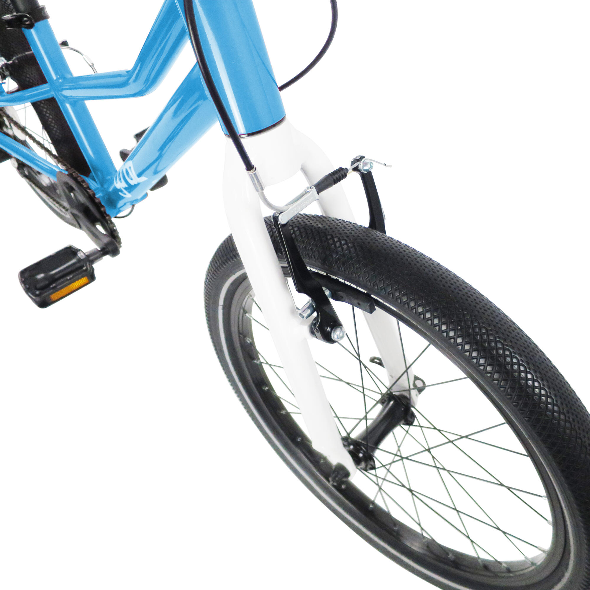 Bici bambino/bambina GANAZ Ultralight 20 pollici azzurra 6-9 anni 110-135 cm 8/11