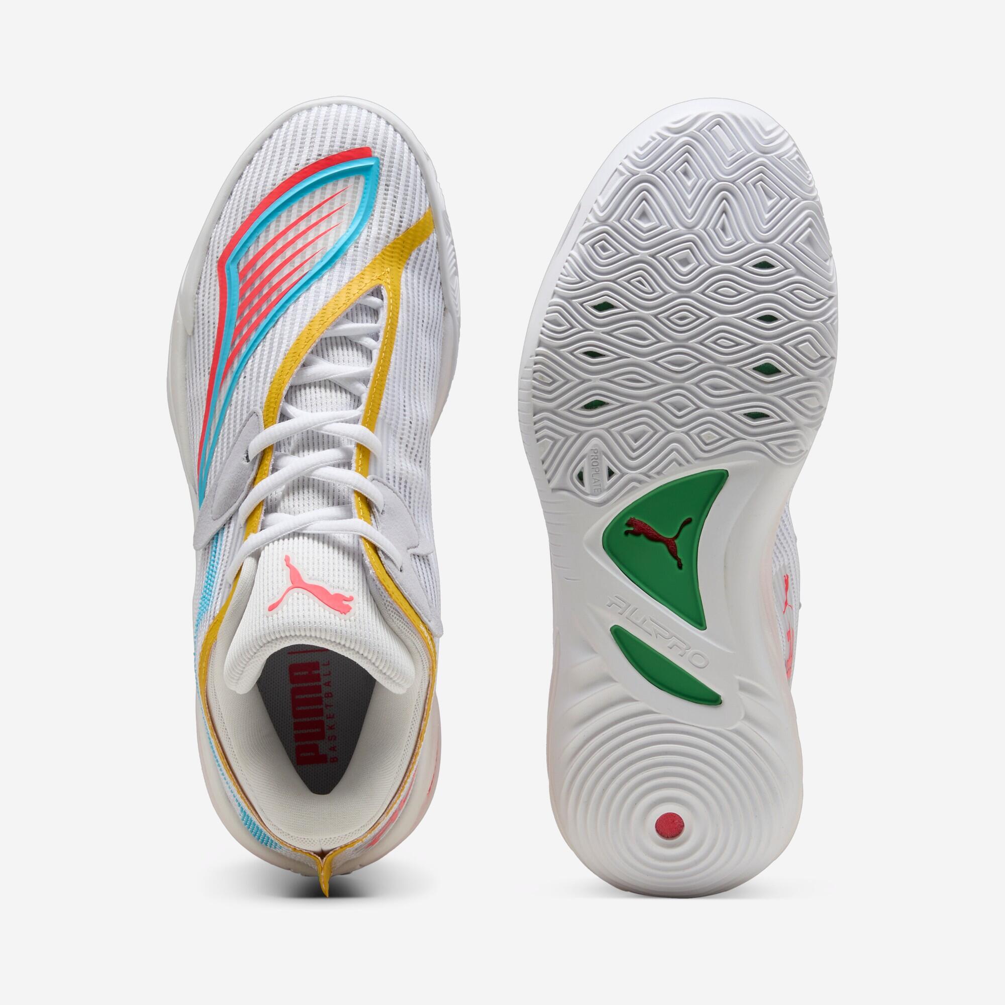 Zapatillas de baloncesto Adulto - PUMA All-Pro NITRO 2 BLANCO BRILLO SOLAR 3/6