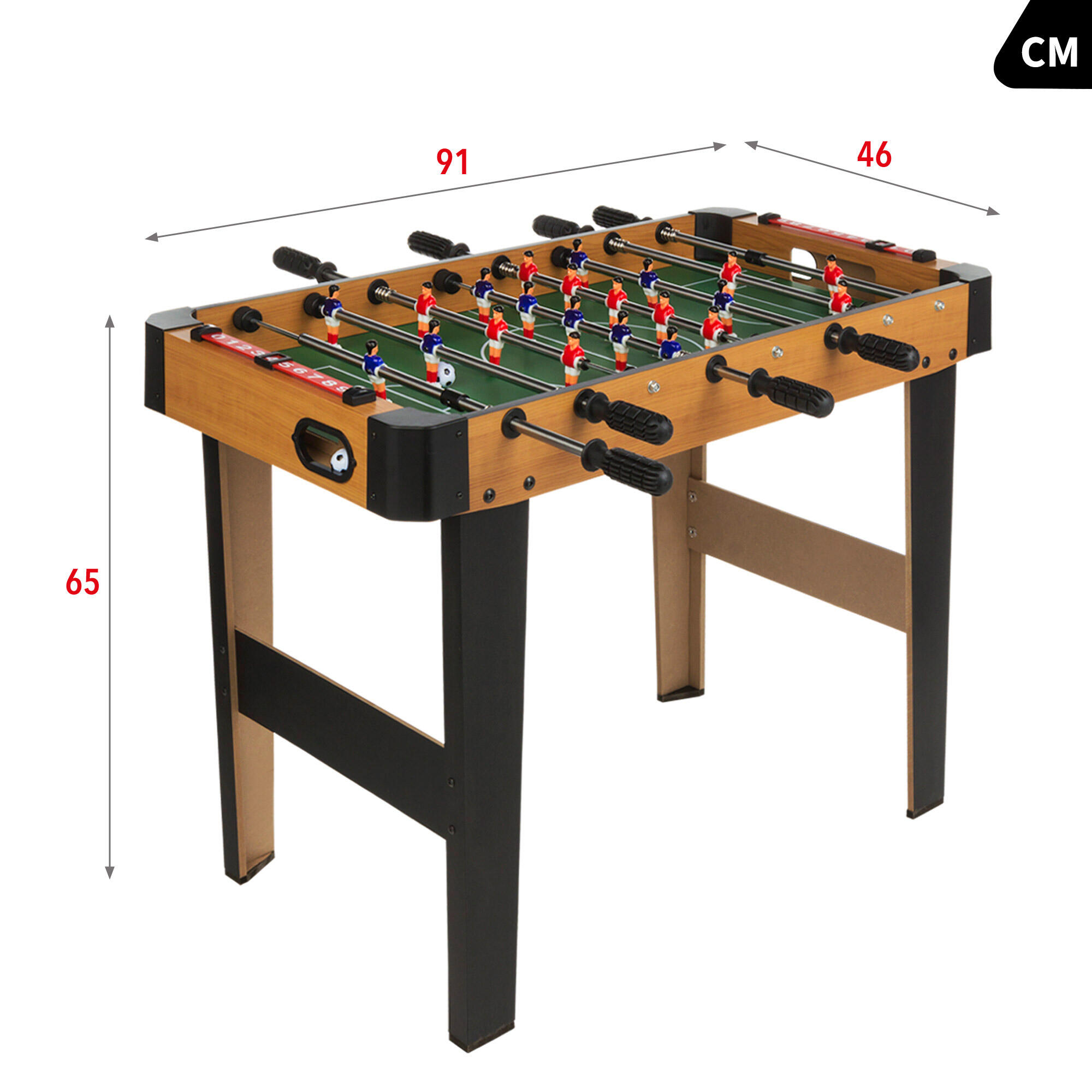 Futbolí de fusta amb potes 91x46x65 cm CB Games - CD 2/4
