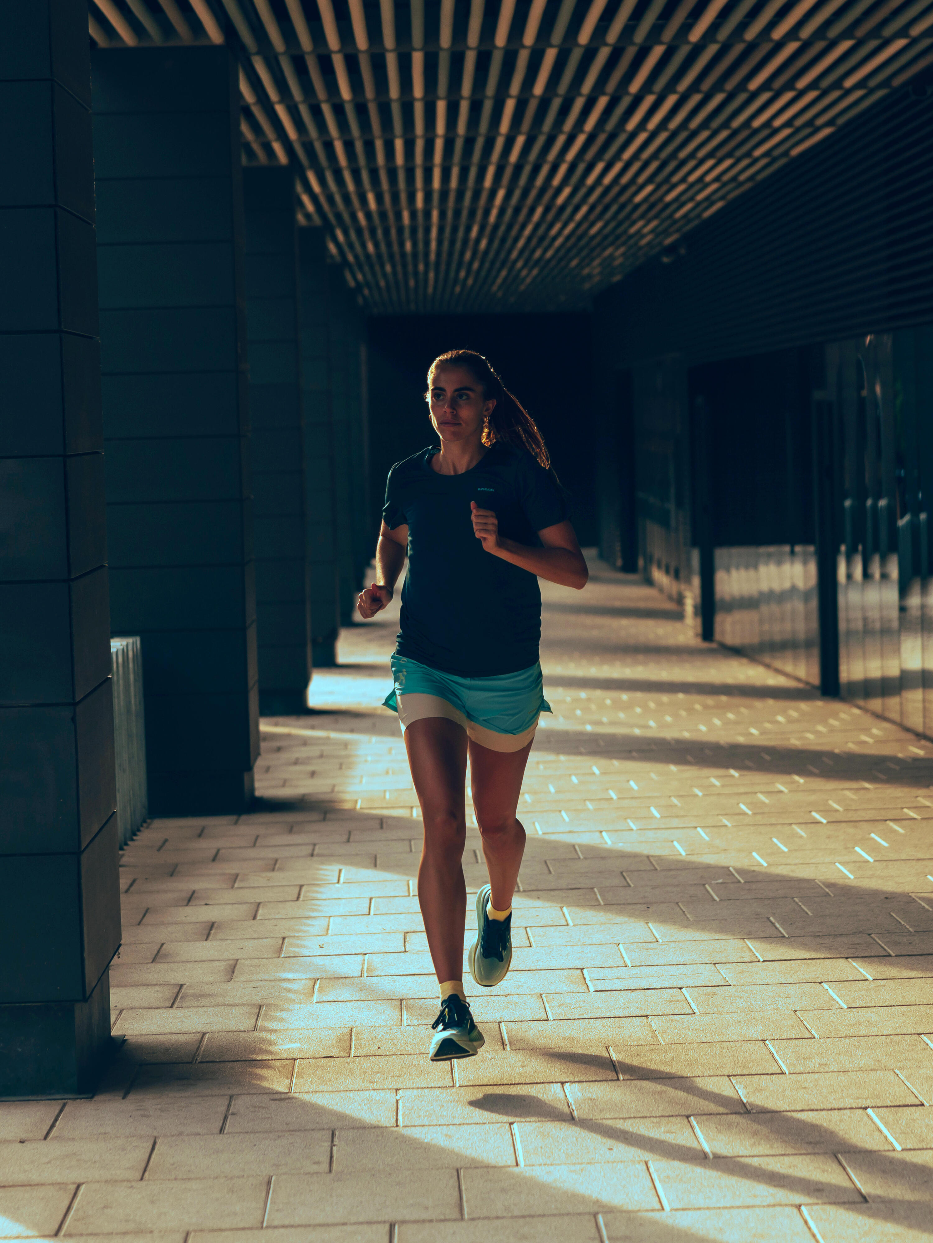 T-shirt de course femme, Run 500 Confort 10/11