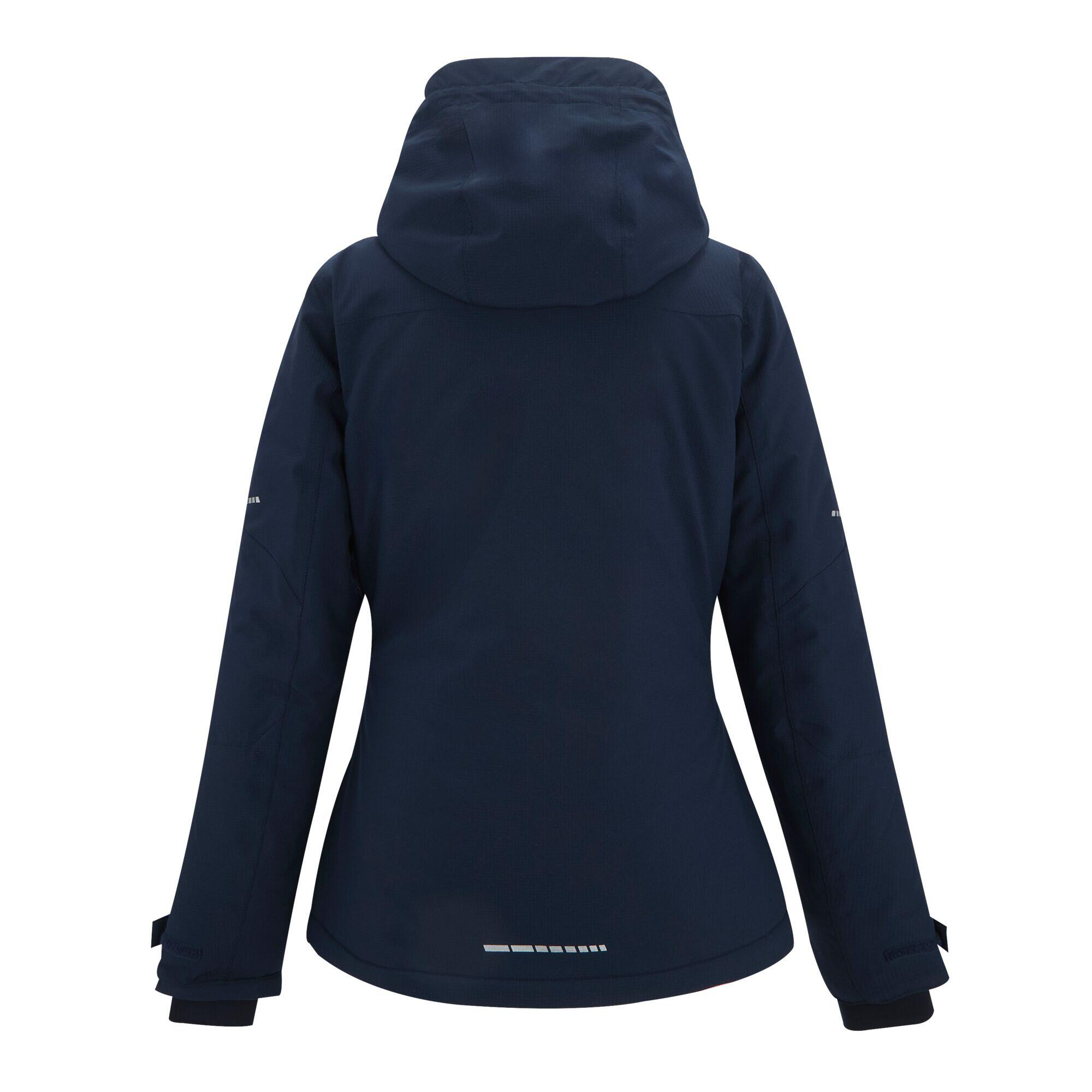 Giacca vela donna REGATTA X-PRO impermeabile e calda blu 3/4