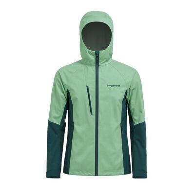 Softshell de montaña y trekking con capucha Mujer Trangoworld Chatel