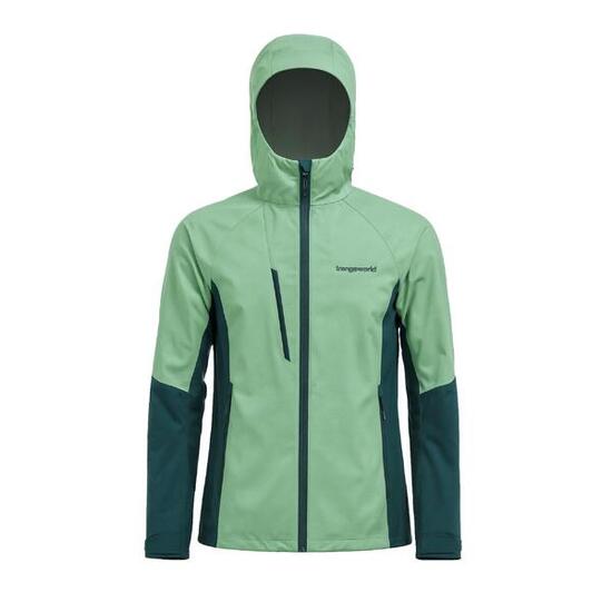 Softshell de montaña y trekking con capucha Mujer Trangoworld Chatel