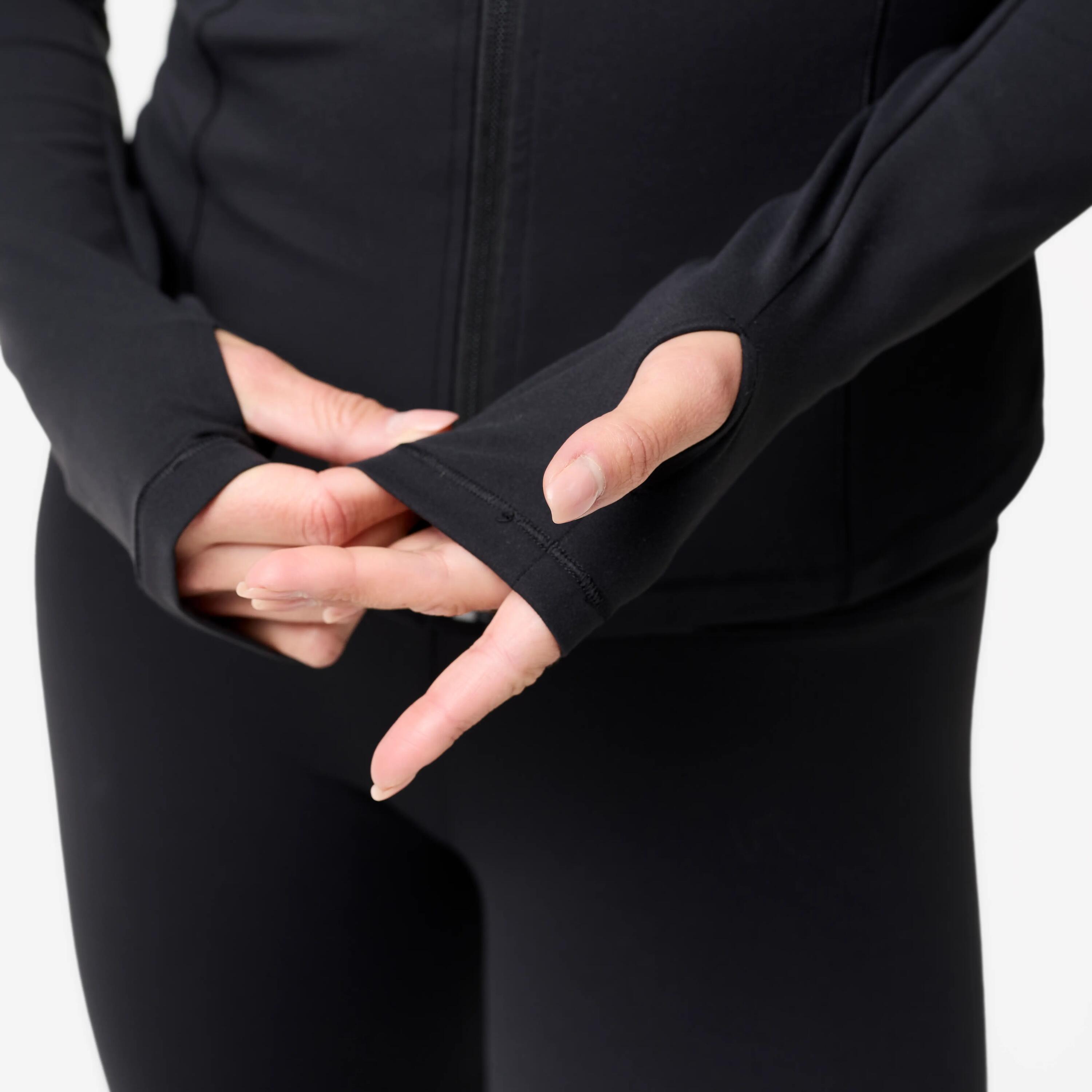 Women's Yoga/Pilates Jacket Breathe - Black -  4