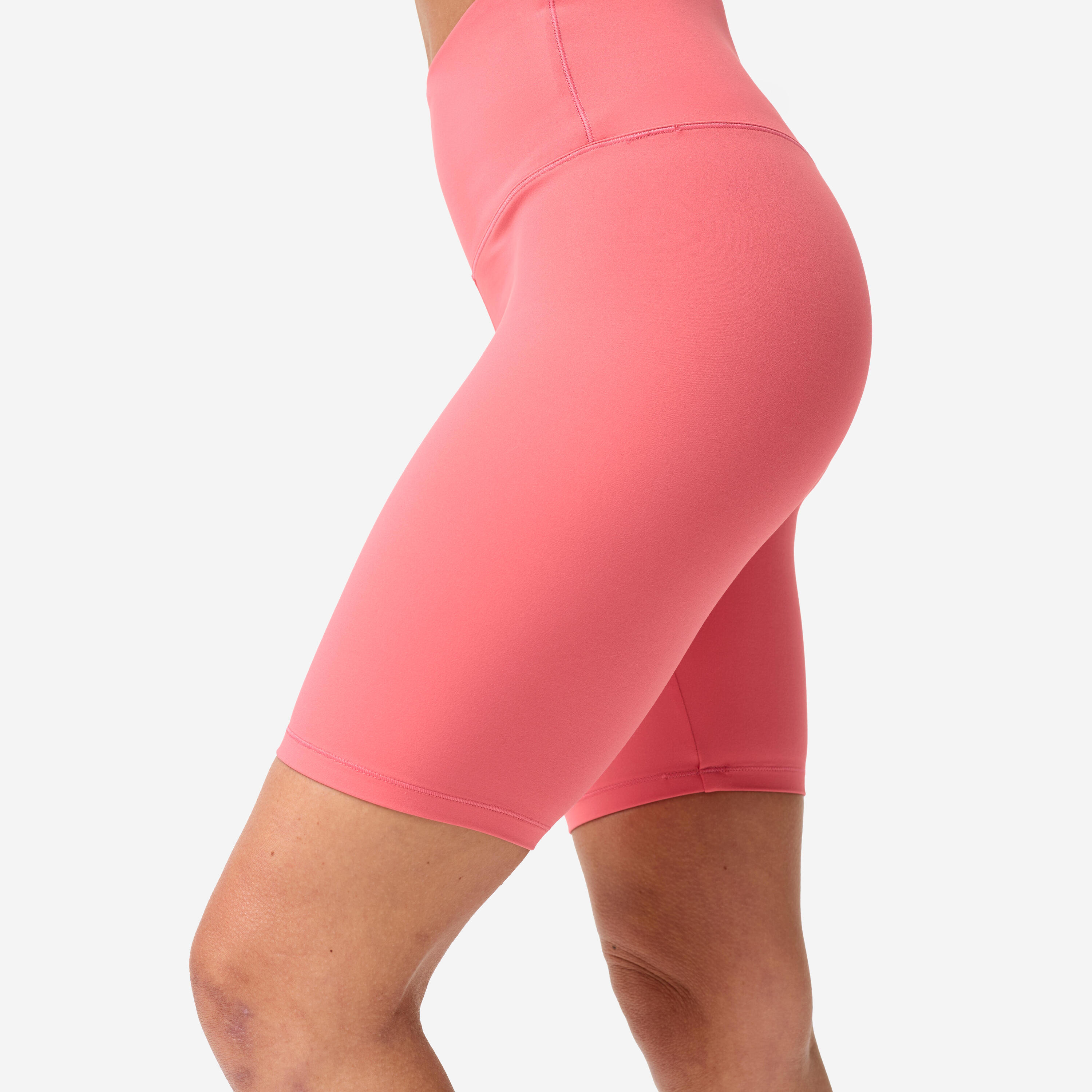 Short de yoga et de pilates extensible et doux femme, Breathe 7/10