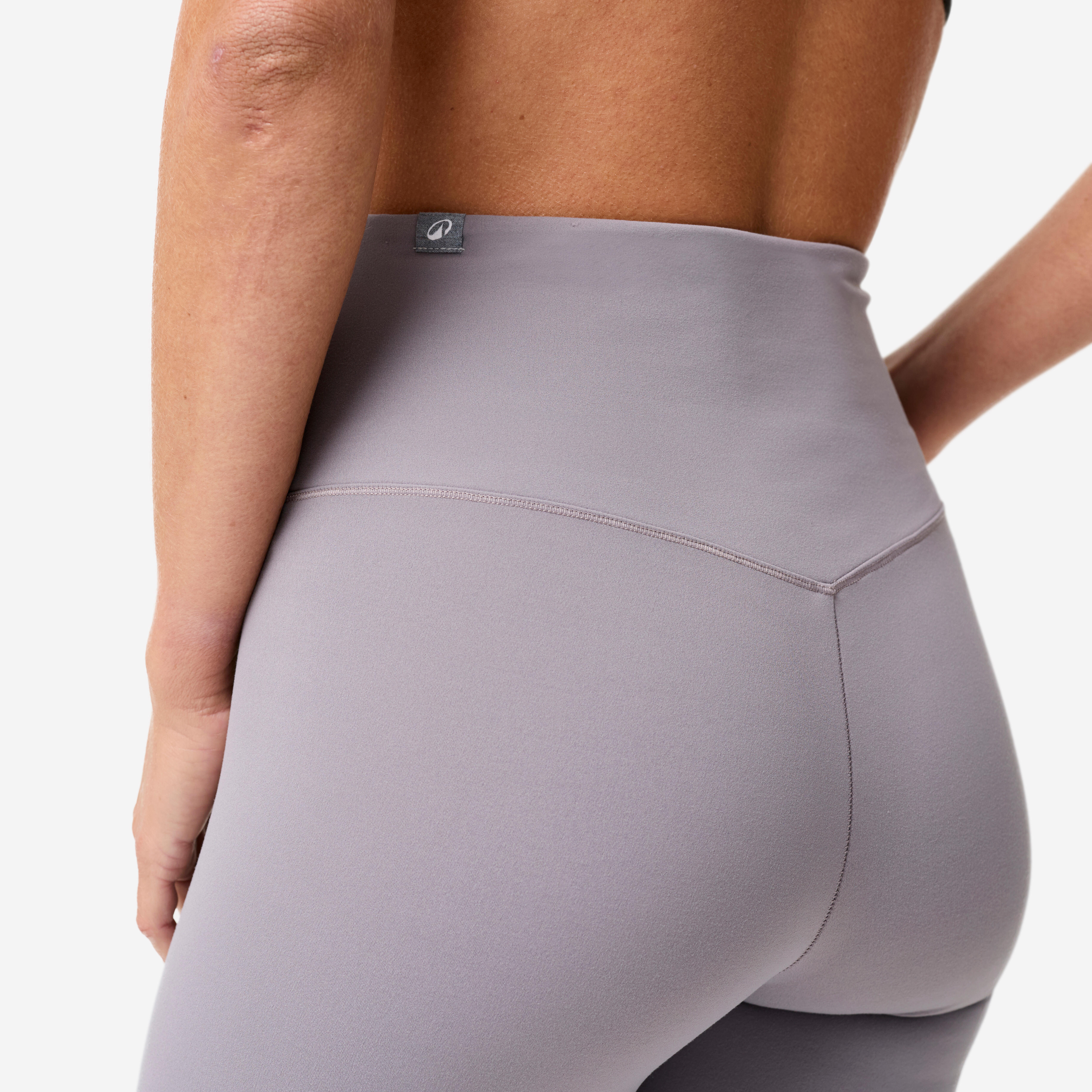 DOMYOS Dámske legíny Breathe na jogu a pilates tmavosivé L - W33 L31 · záber 7