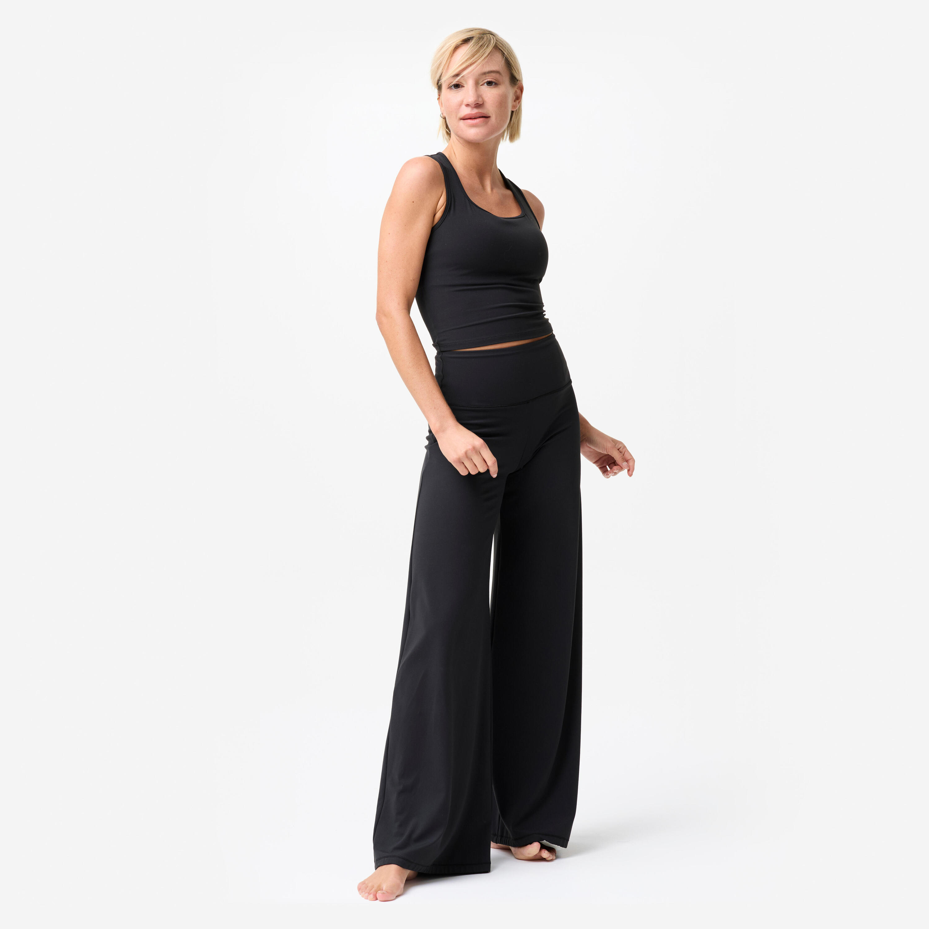 Pant large BREATHE femme noir 2/12