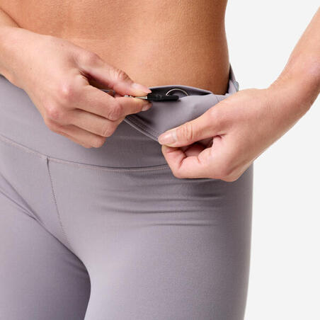 Легінси жіночі для йоги темно-сірі