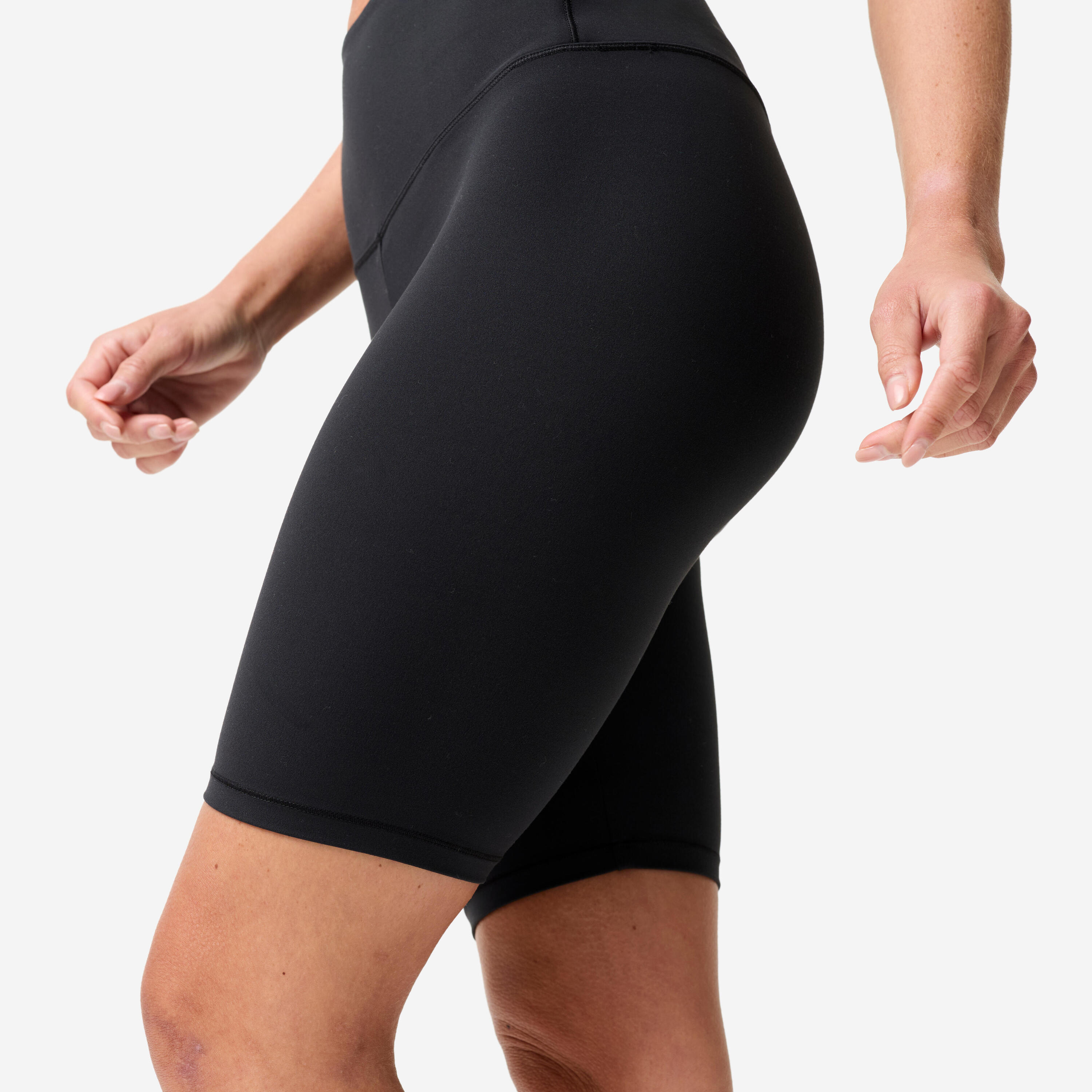 Mallas Ciclistas Yoga/Pilates Breathe Negro Elásticas Suaves 7/11