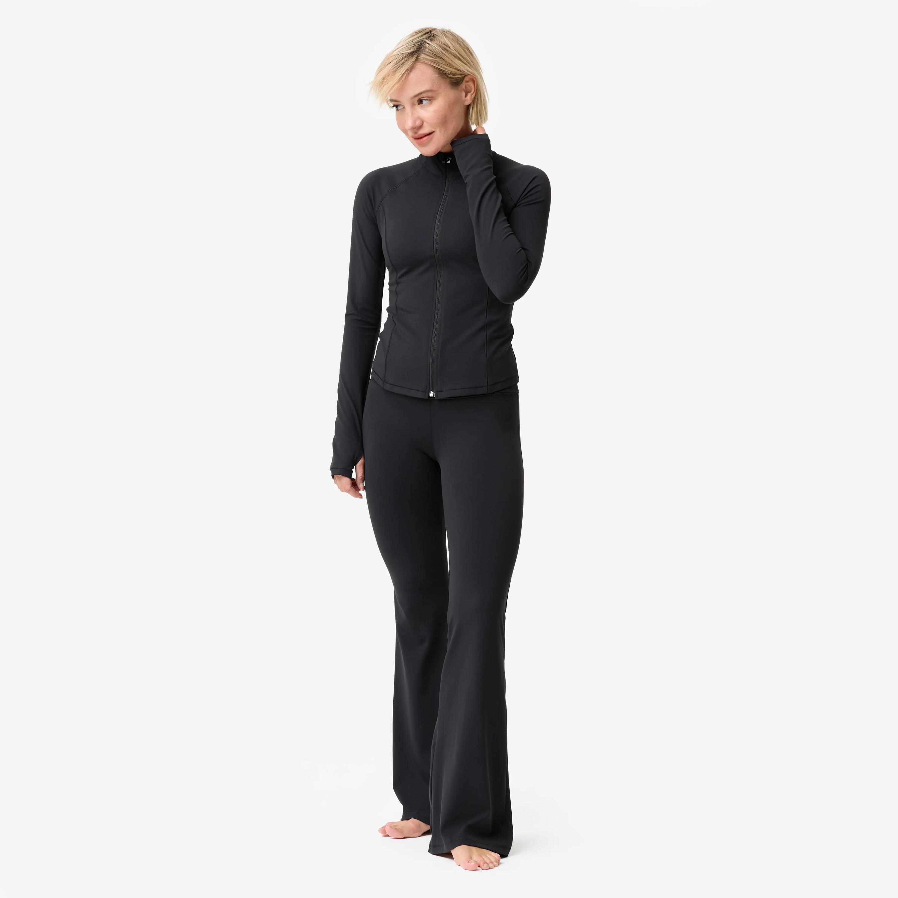 Women's Yoga/Pilates Jacket Breathe - Black -  3