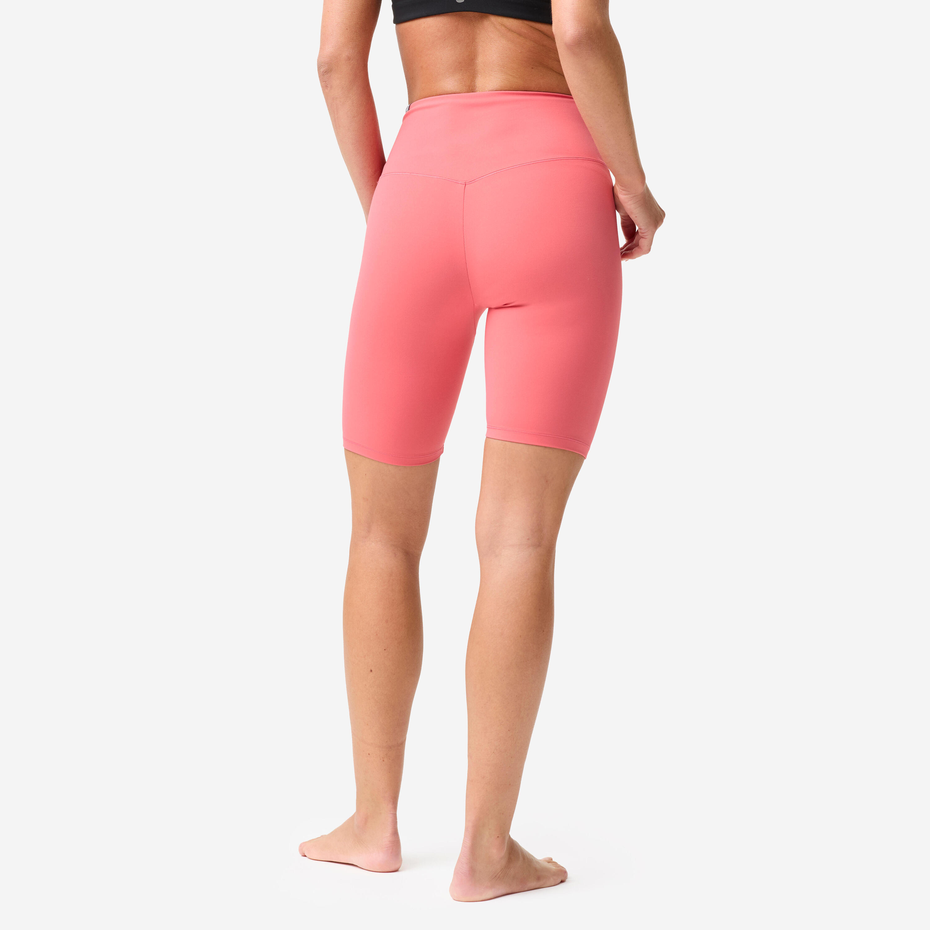 Short de yoga et de pilates extensible et doux femme, Breathe 4/10