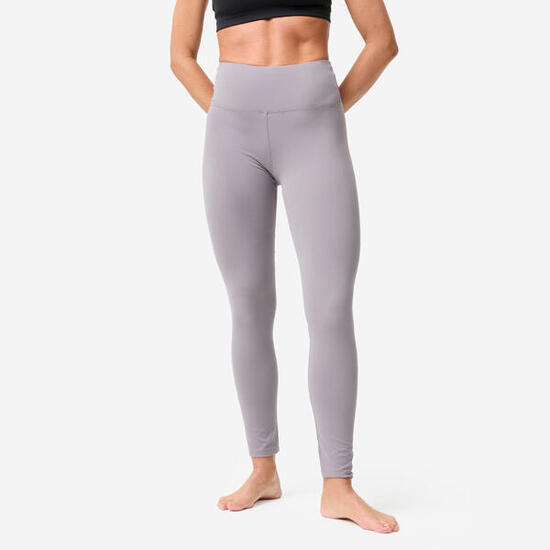 Legging de yoga et Pilates extensible et doux, gris foncé