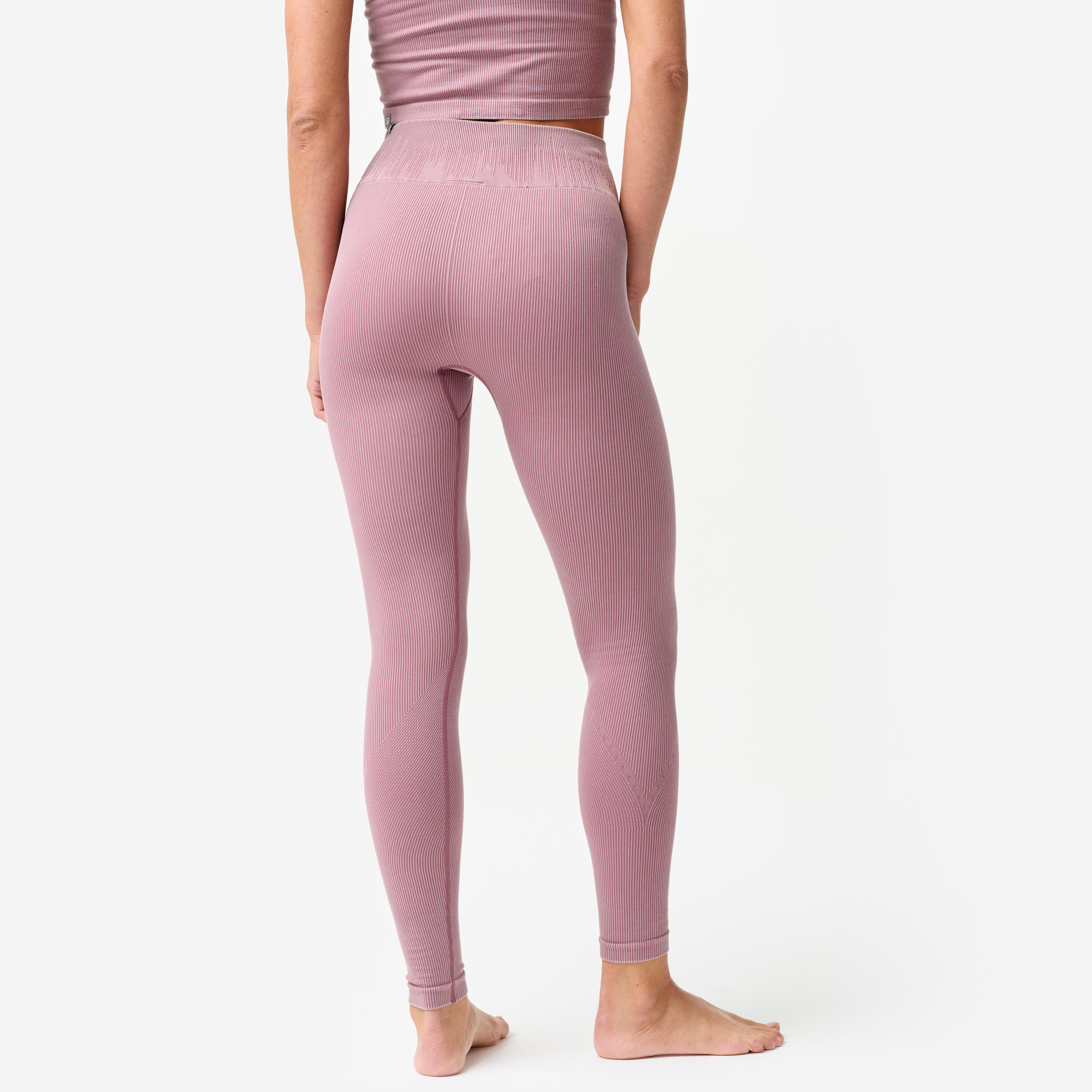 LEGGING SEAMLESS FEMME YOGA / PILATES ROSE DELAVE 4/10