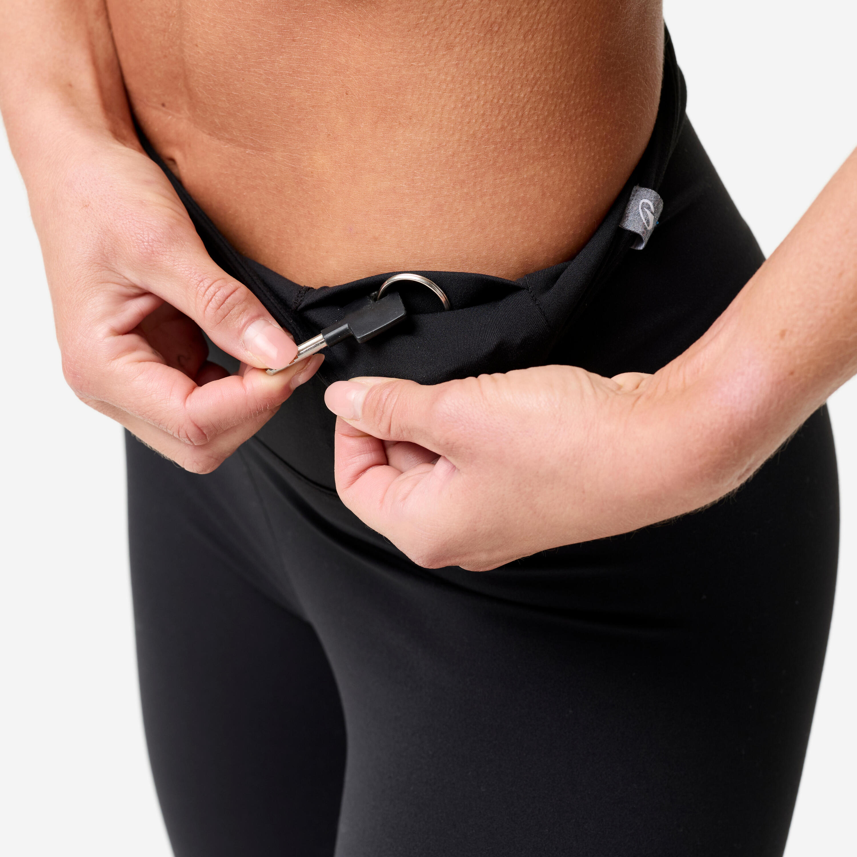 Mallas Ciclistas Yoga/Pilates Breathe Negro Elásticas Suaves 3/11