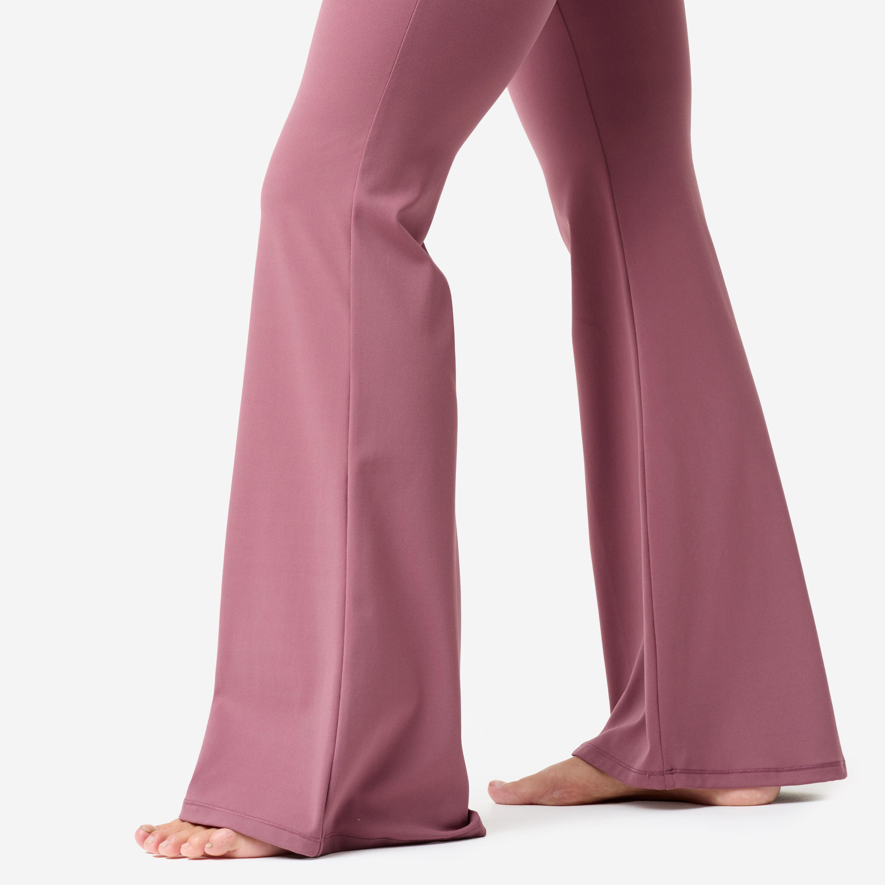 Legging de yoga/pilates flare femme, breathe violet 7/11