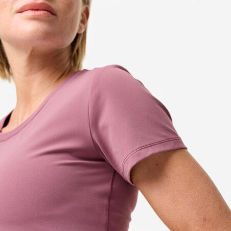 Футболка жіноча для йоги фіолетова