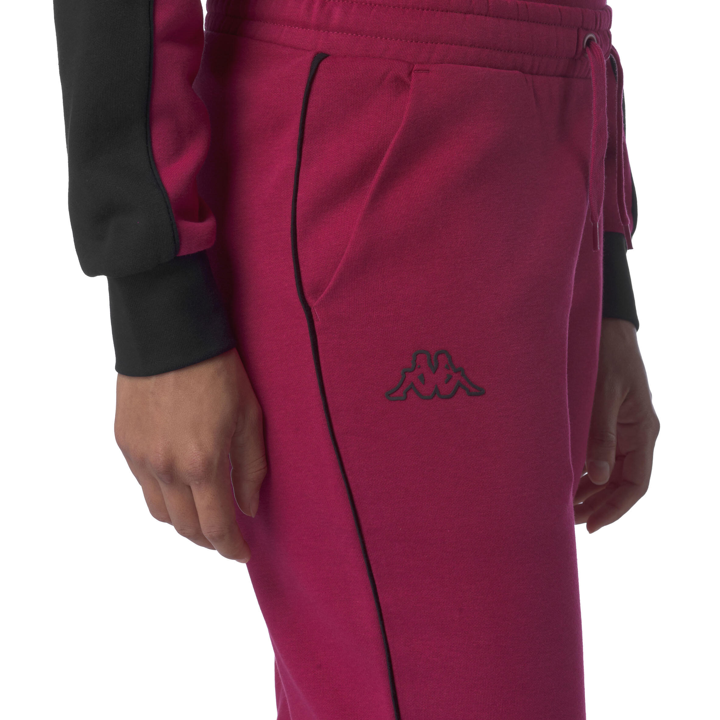 Pantalone Donna Kappa Rosso con tasche 4/4