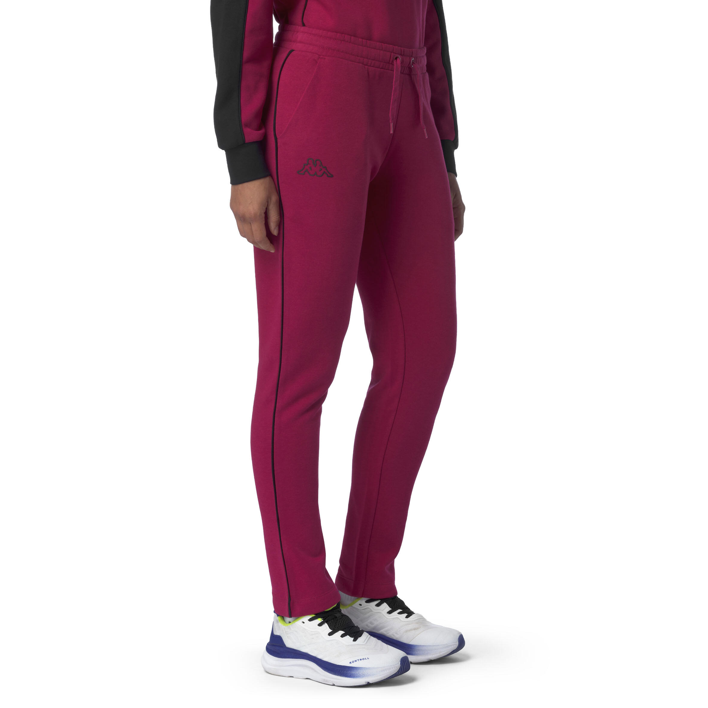Pantalone Donna Kappa Rosso con tasche 2/4
