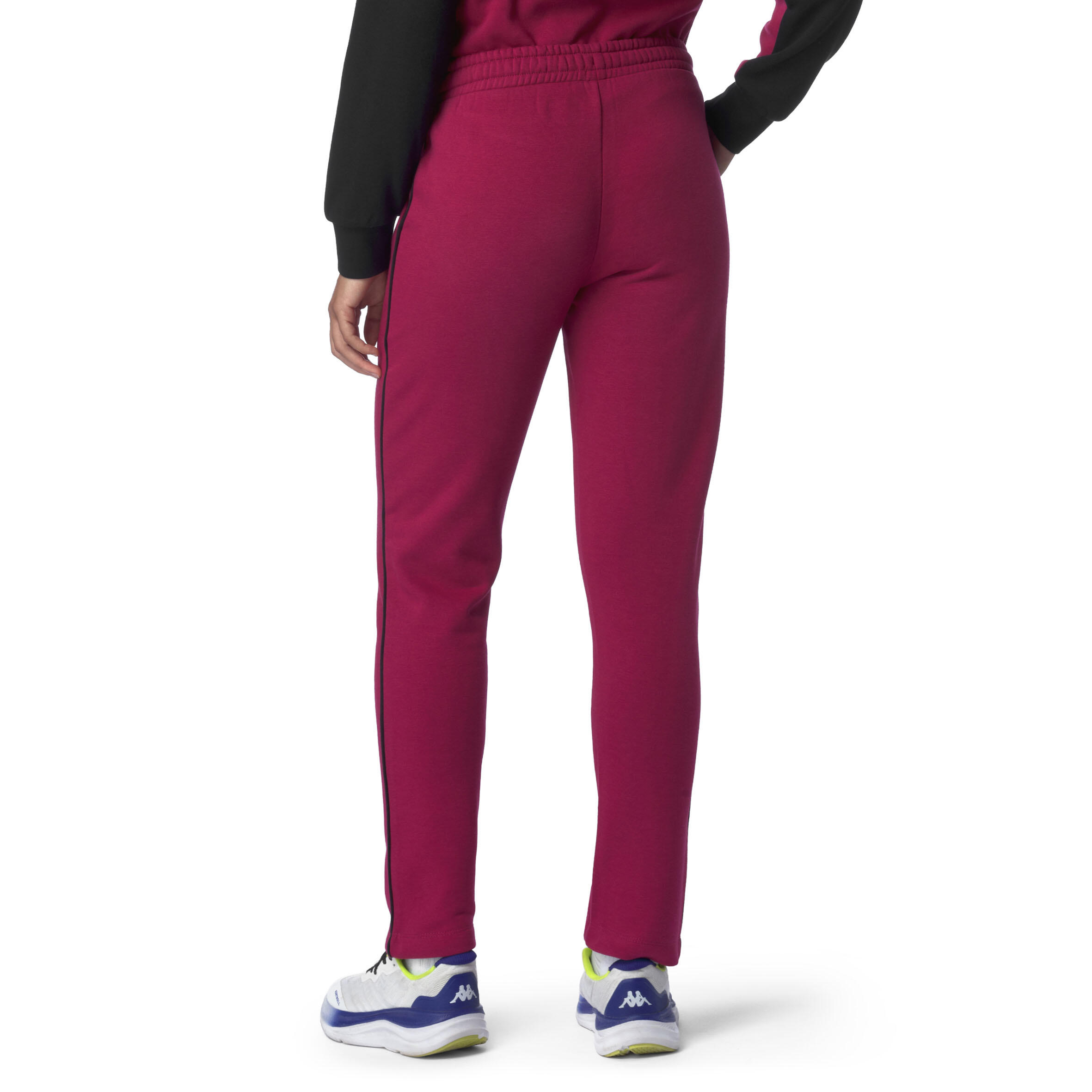 Pantalone Donna Kappa Rosso con tasche 3/4