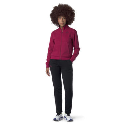 Tuta Donna Bordeaux Nera con tasche