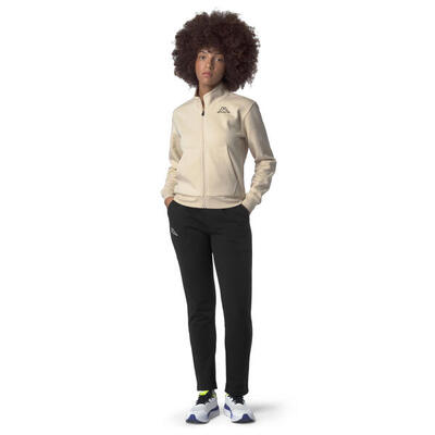 Tuta Donna Kappa Beige Nera con tasche