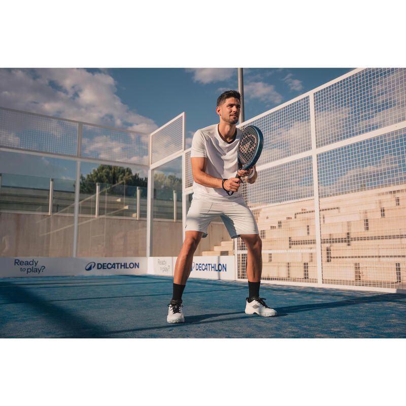 Erkek Padel Şortu - Mavi - Kuikma Dry