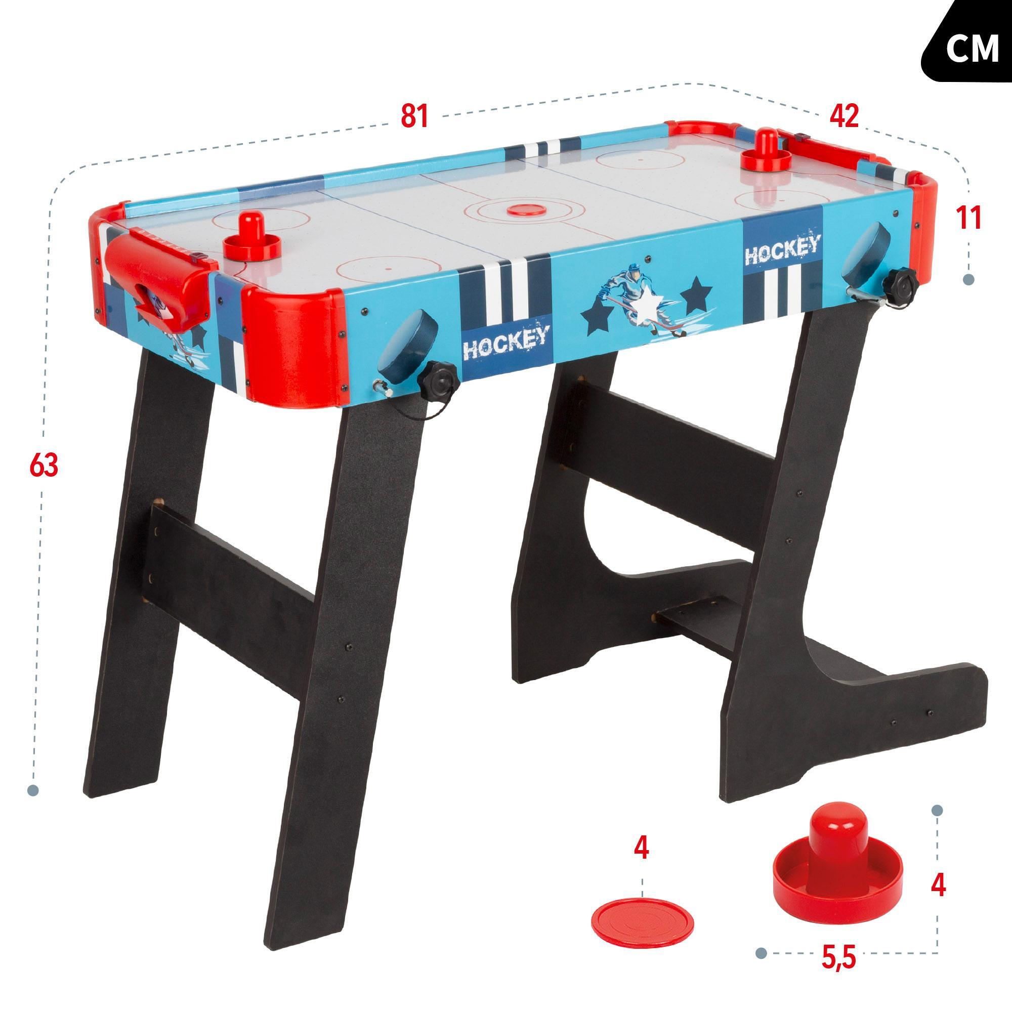 Mesa Air Hockey madera patas plegables 81x42x63 cm - CD 2/4