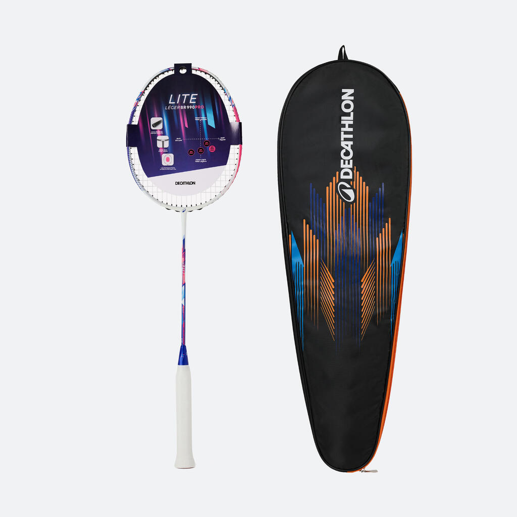 Lopar za badminton za odrasle, BR Lite 990 Pro Magenta