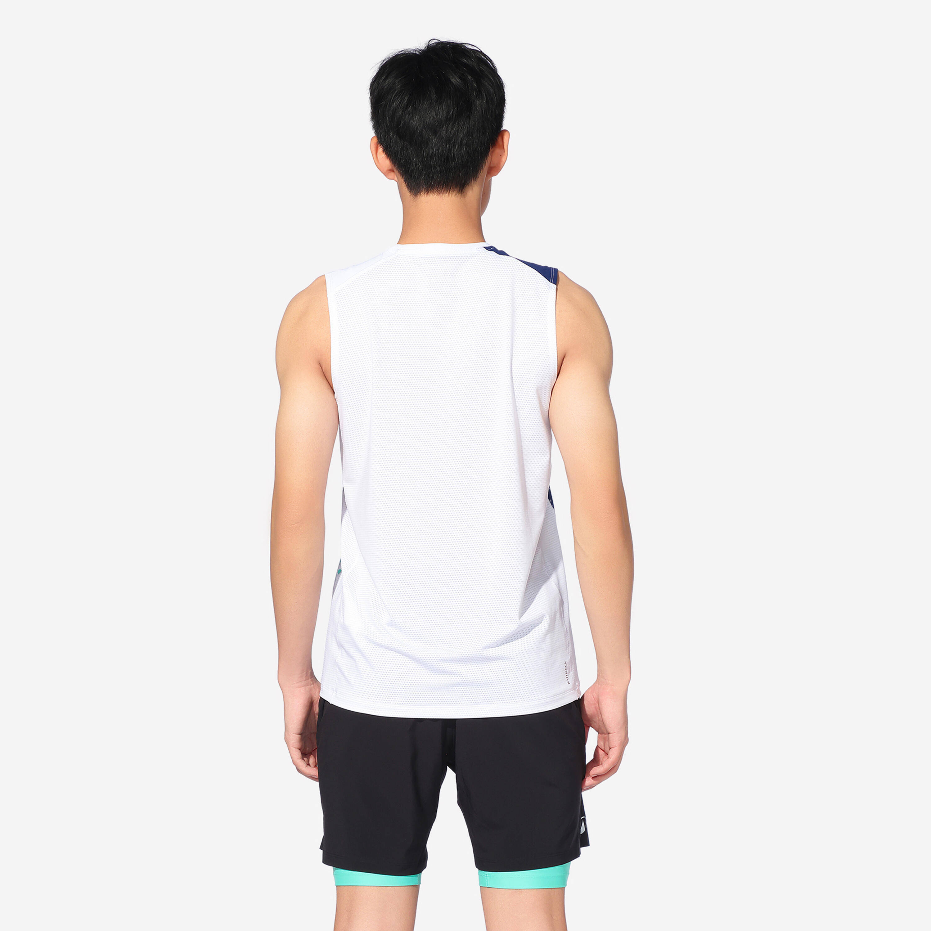 SLEEVELESS PERFORM 990 M NAVY SEAFOAM -  4
