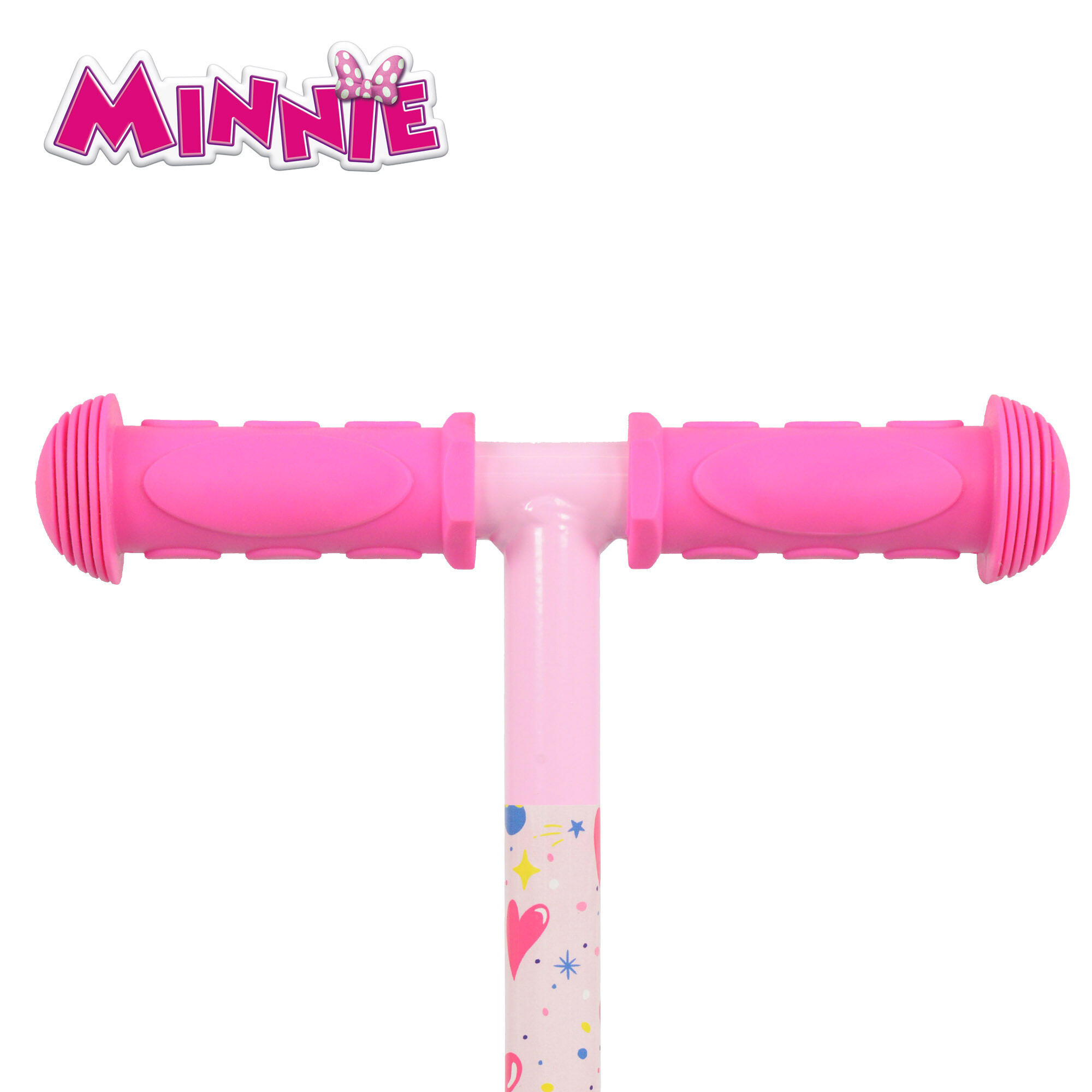 Patinete Minnie infantil 3 ruedas 55x23x68 cm máx. 20 kg con luces y freno - CD 3/4