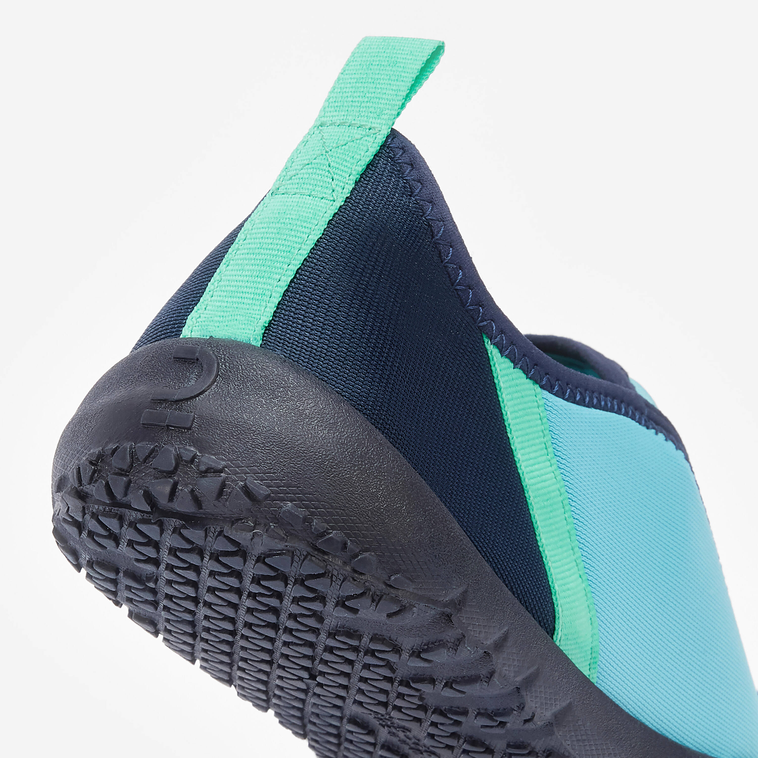 Adult elasticated water shoes, Aquashoes 120 Blue -  5