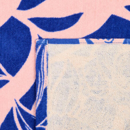 Рушник бавовняний розмір L 145 × 85 см синій/рожевий