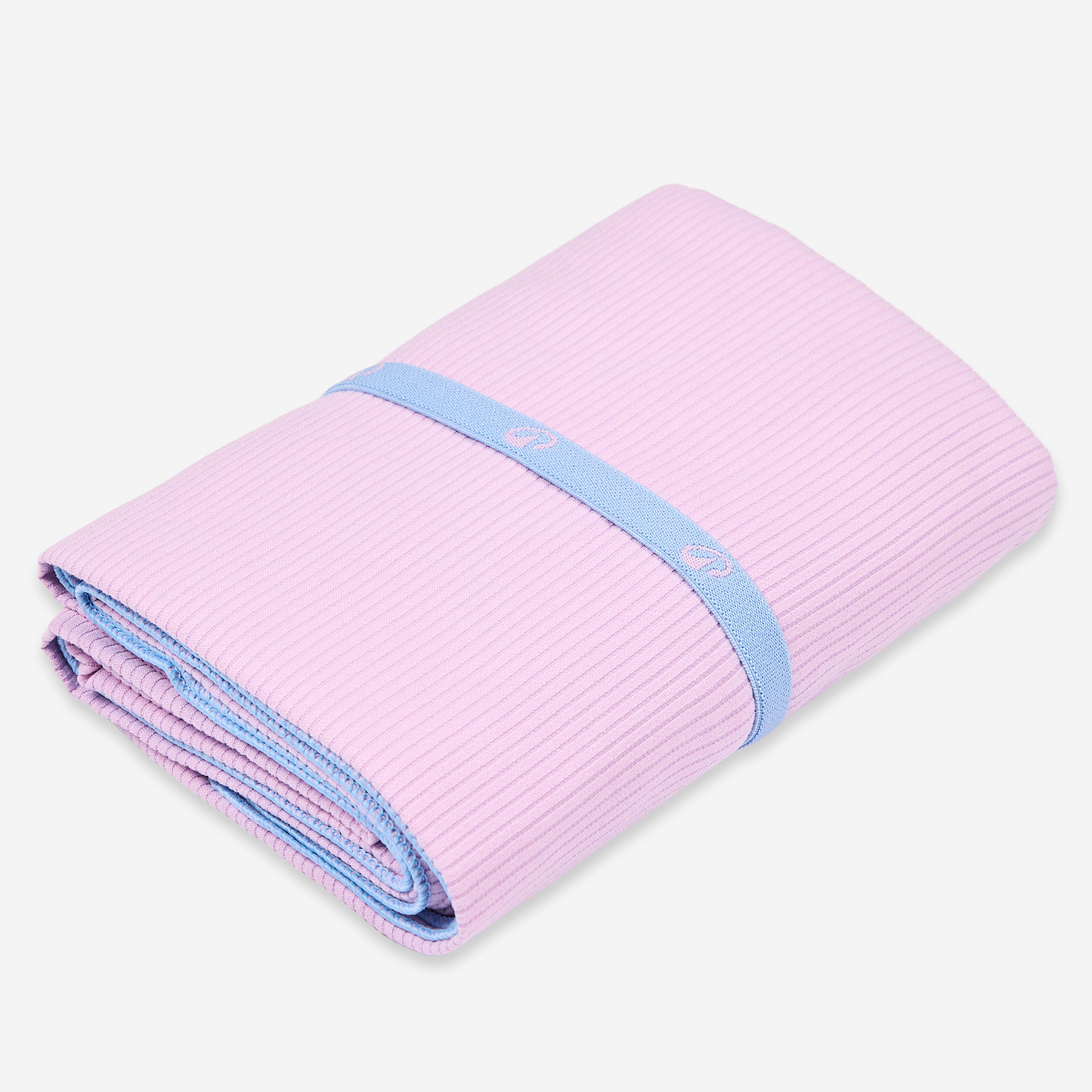 Striped Microfibre Towel Size XL, 110 x 175 cm - DECATHLON